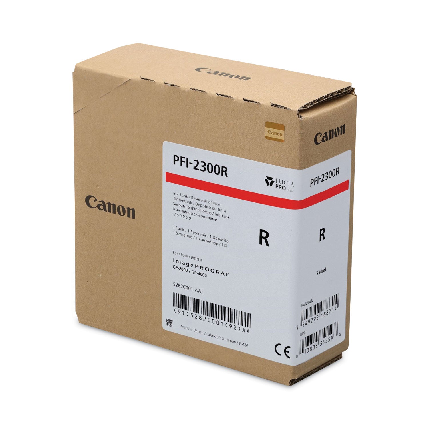 Canon® 5282C001AA (PFI-2300) Ink, Red