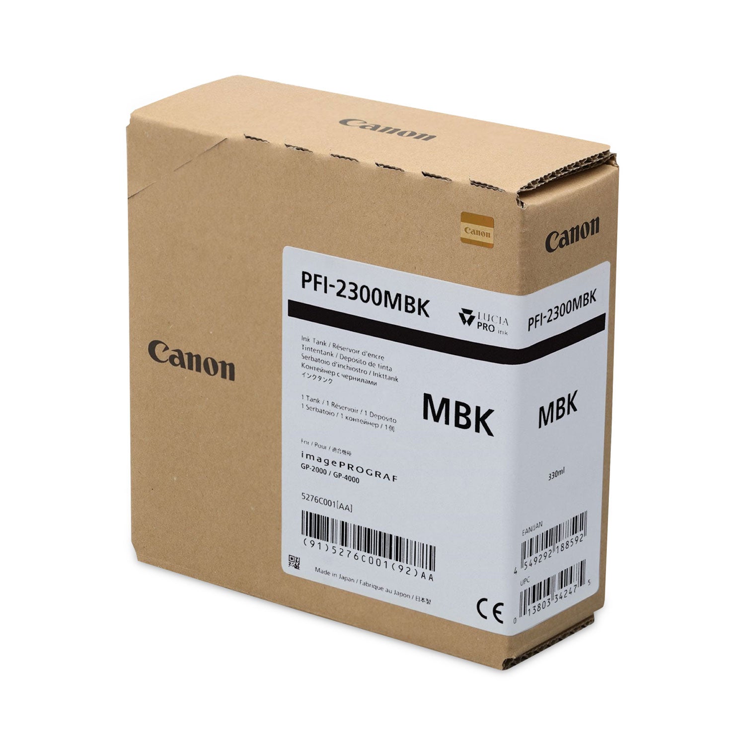 Canon® 5276C001AA (PFI-2300) Ink, Matte Black