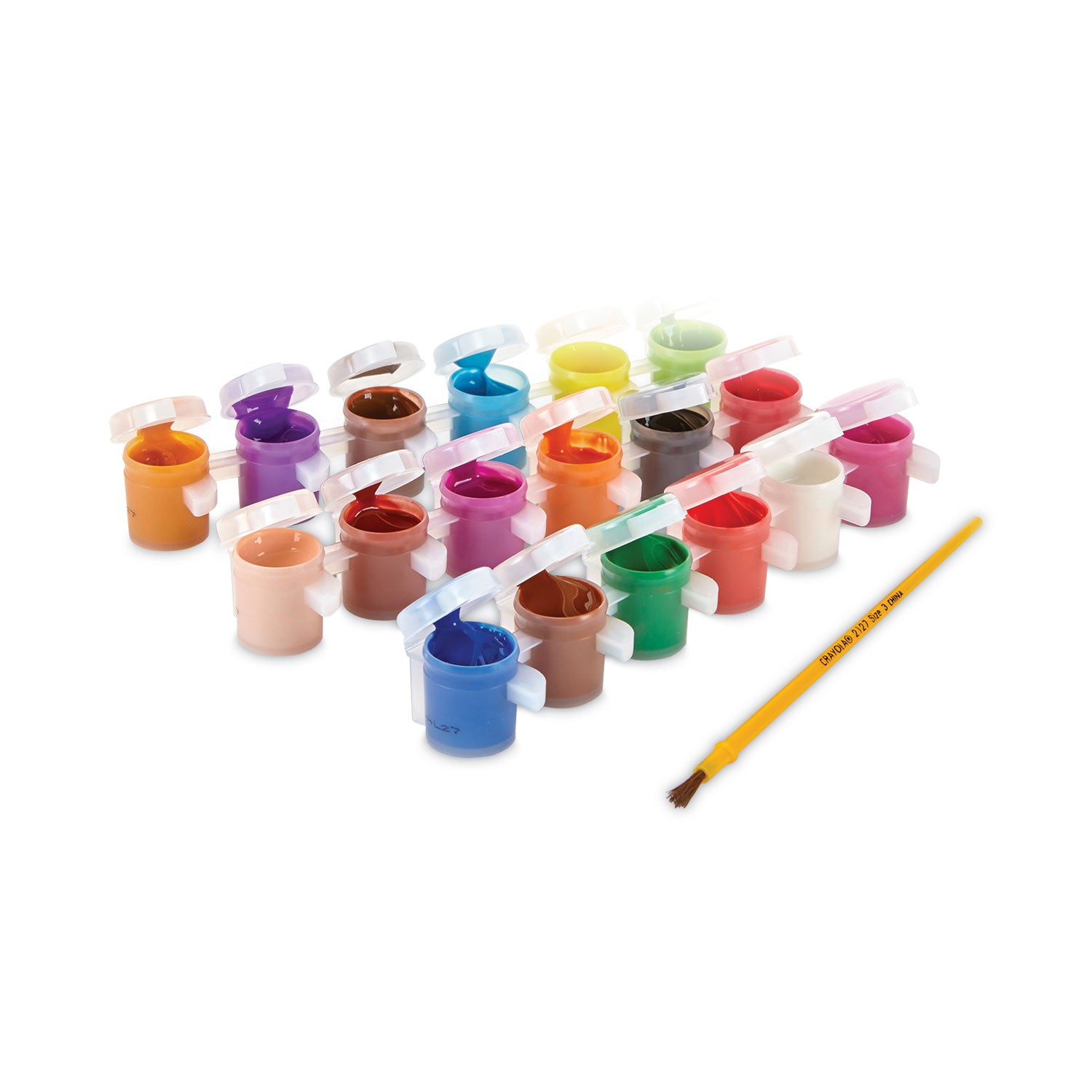 Crayola® Washable Paint, 18 Assorted Colors, Interconnected 3 Oz Cups