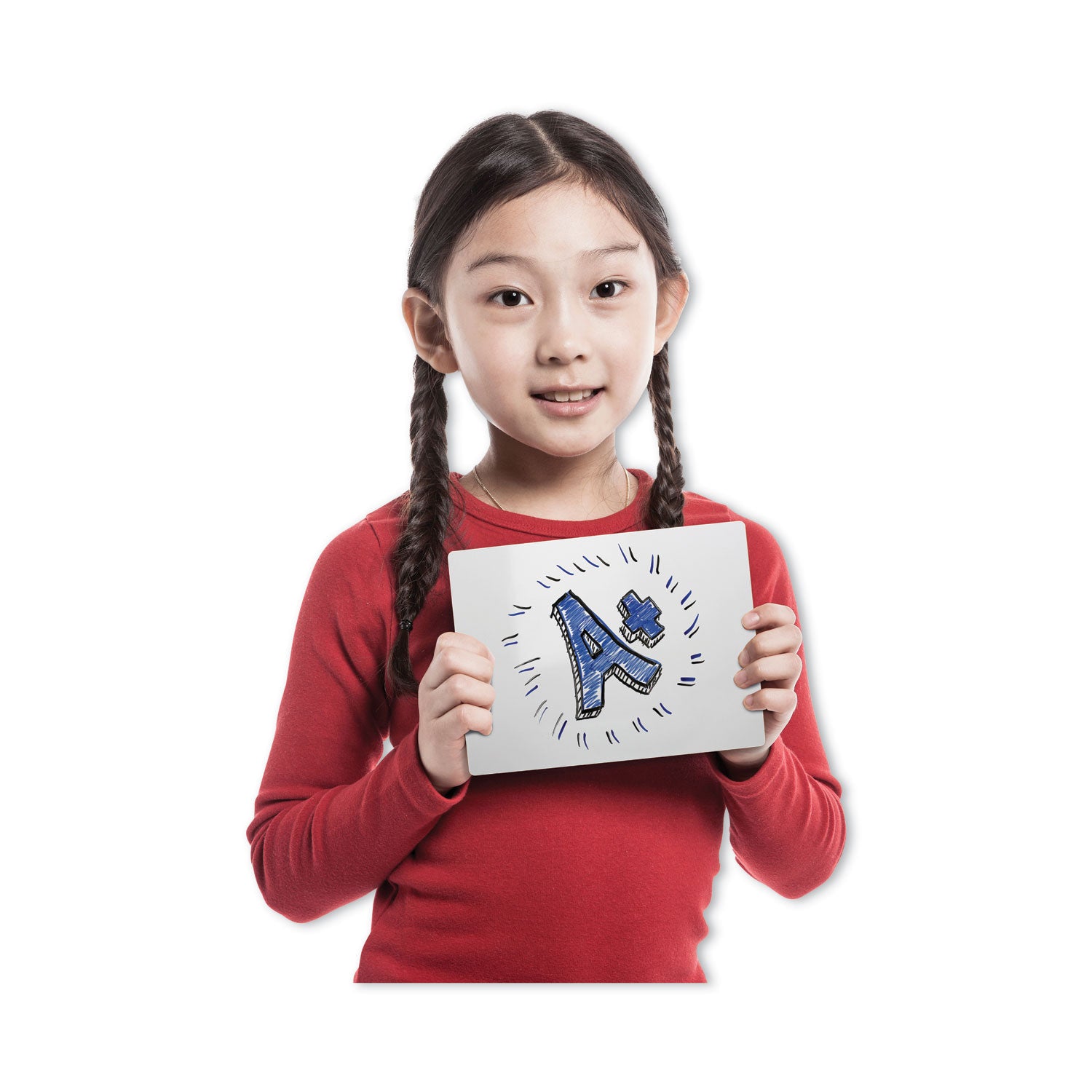 Flipside Dry Erase Board, 5" x 7", White Surface, 12/Pack