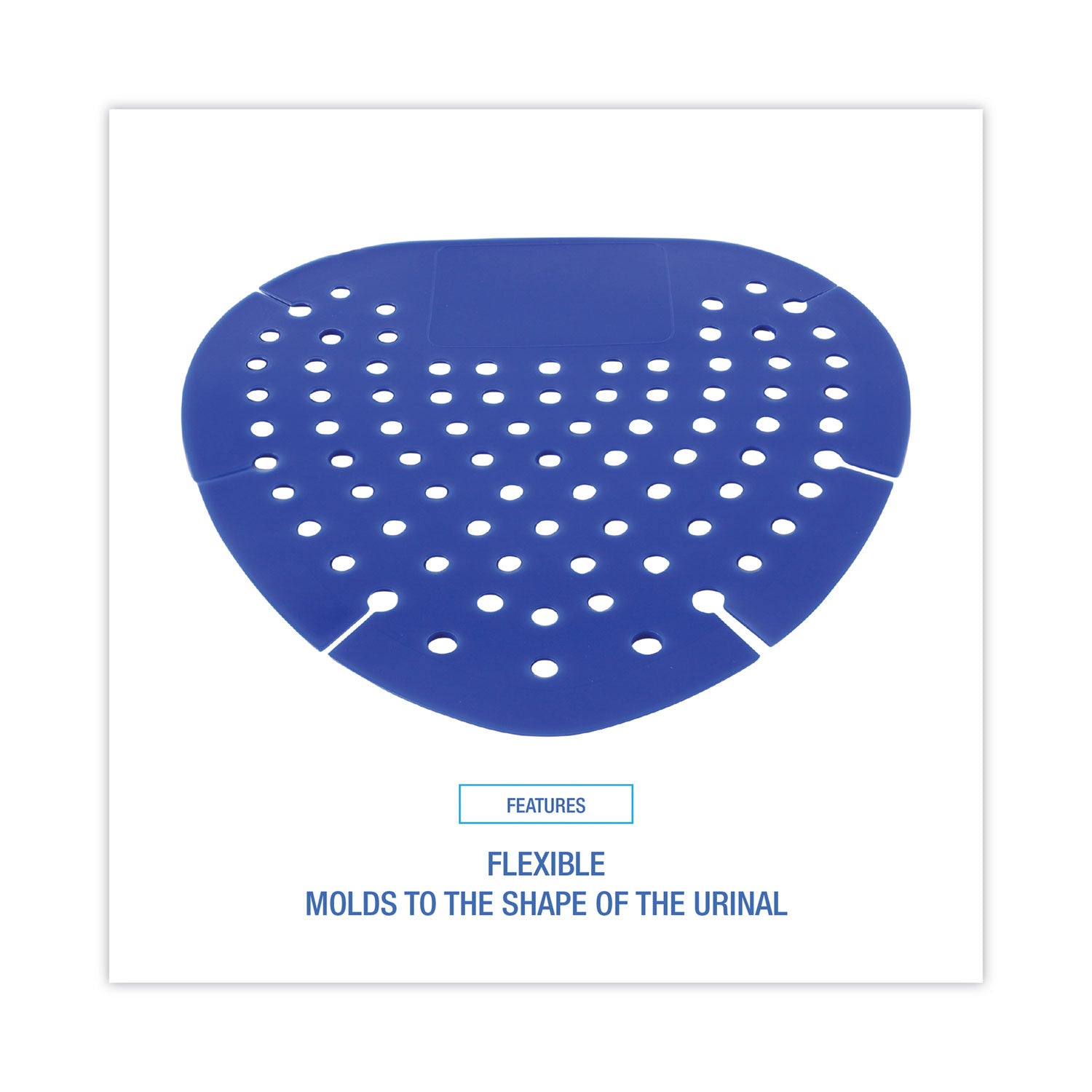 Boardwalk® Deodorizing Urinal Screen, Bubblegum Scent, Blue, Dozen