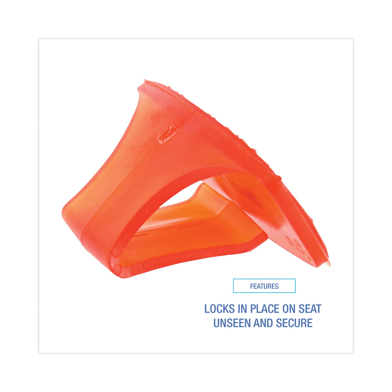 Boardwalk® Toilet Bowl Clip, Mango Scent, Orange, 12/Box