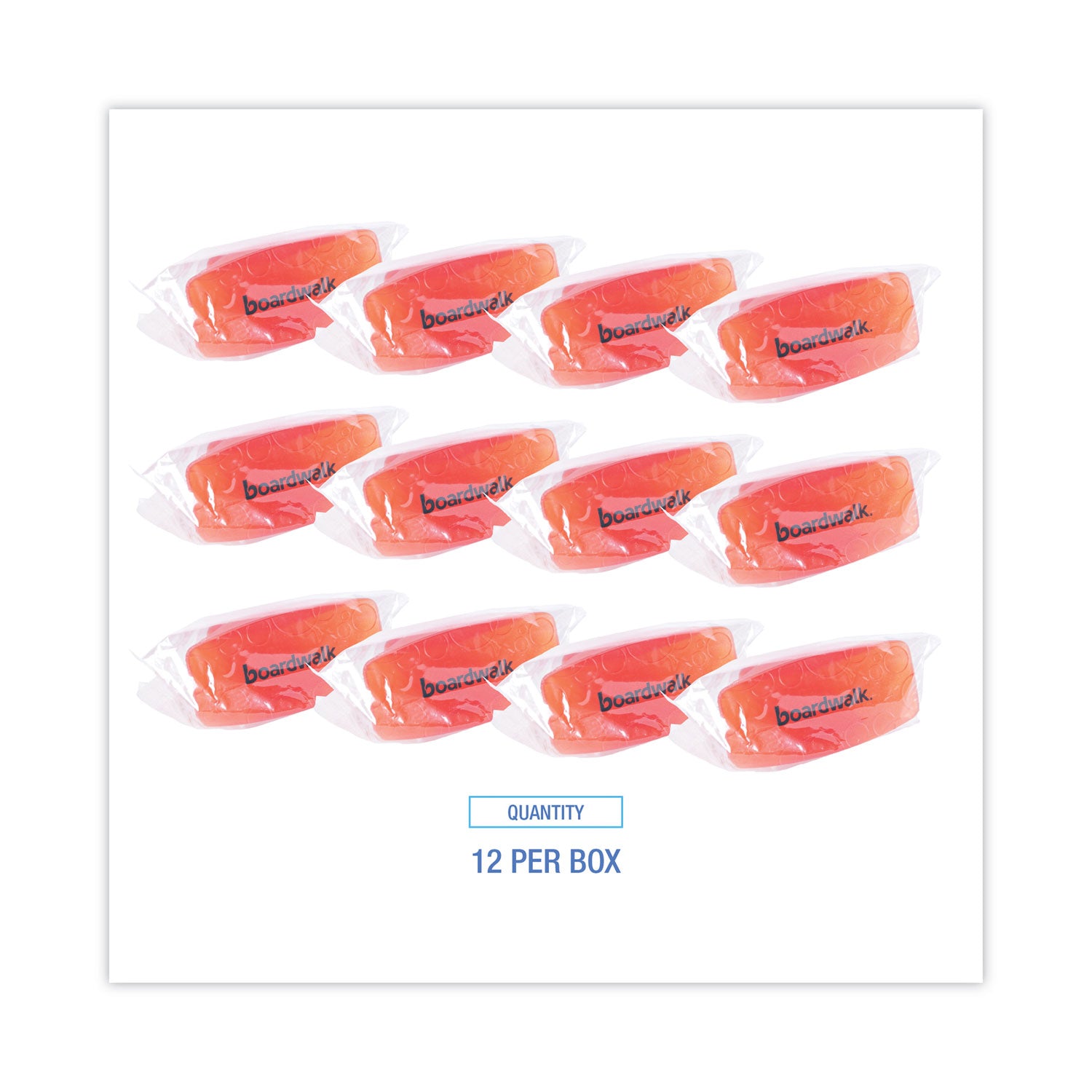 Boardwalk® Toilet Bowl Clip, Mango Scent, Orange, 12/Box