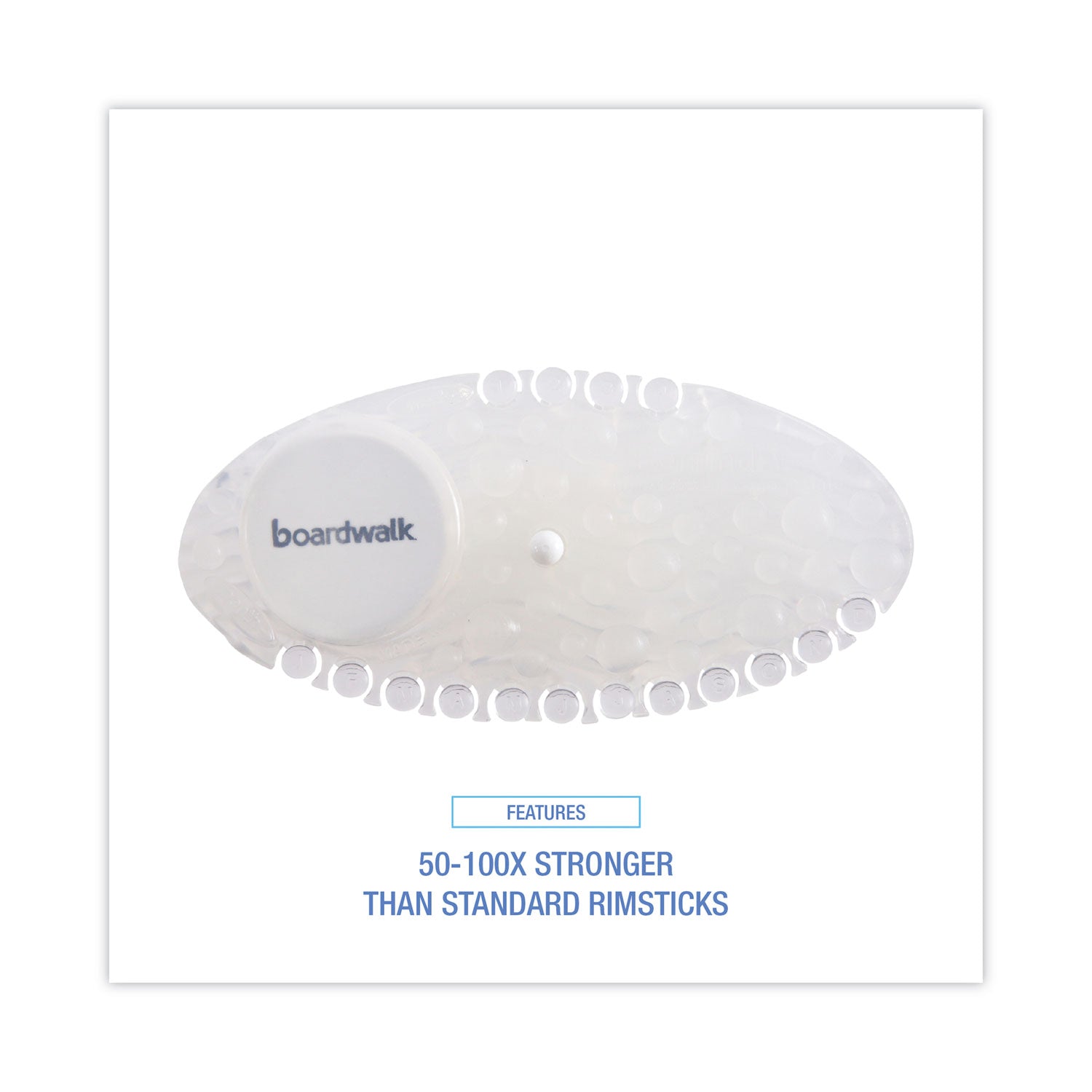 Boardwalk® Curve Solid Air Freshener, Mango, Clear, 10/Box