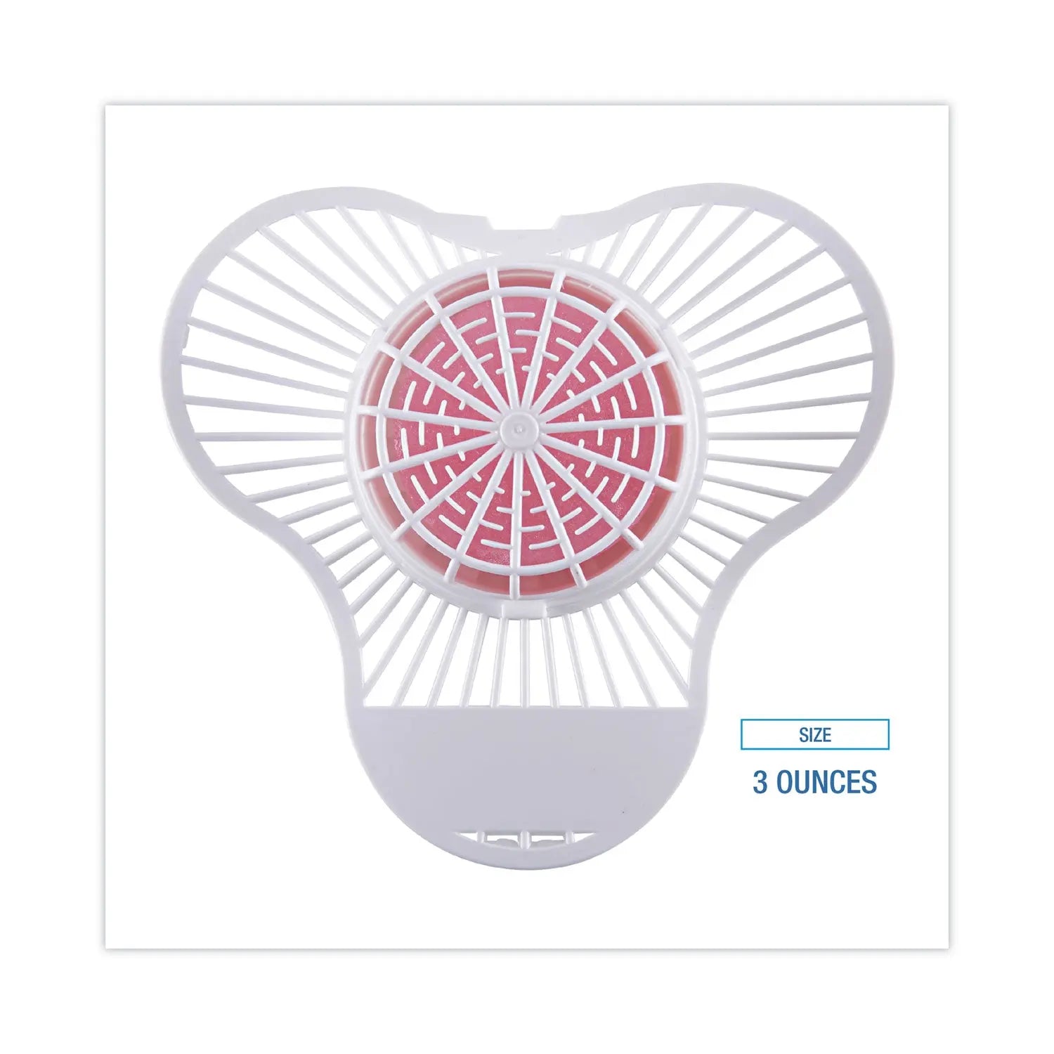 Urinal Screen with Para Deodorizer Block, Cherry Scent, 3 oz, Red/White, 12/Box Boardwalk® Flipcost