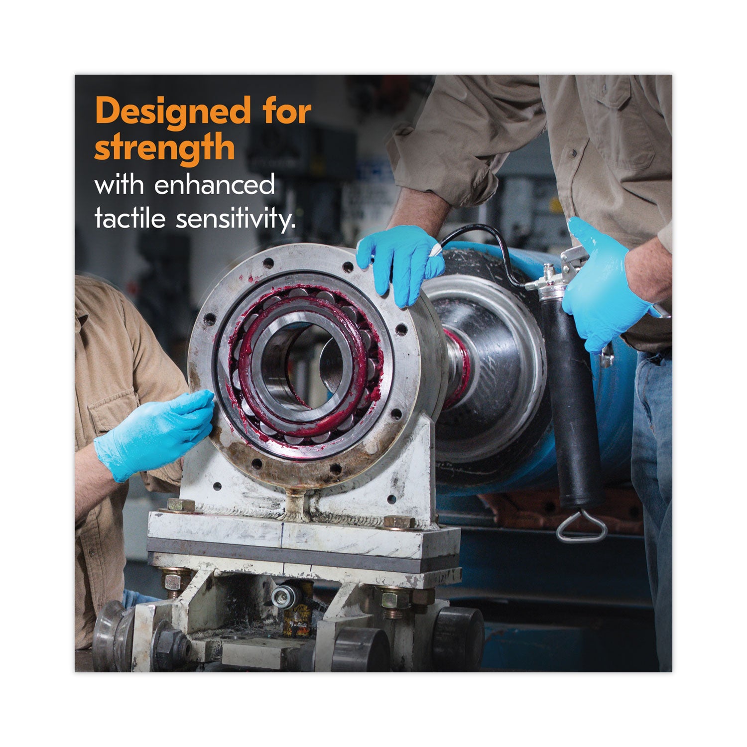 KleenGuard™ G10 Comfort Plus Blue Nitrile Gloves, Light Blue, Medium, 1,000/Carton