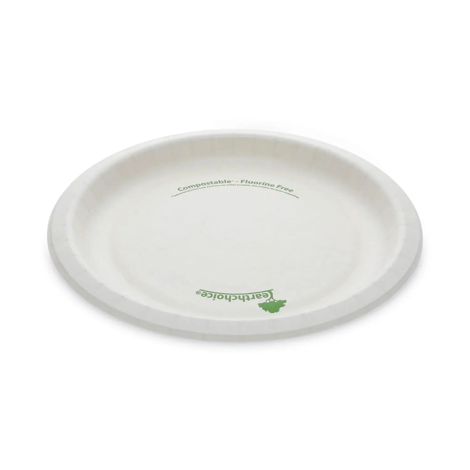 EarthChoice Pressware Compostable Dinnerware, Plate, 9" dia, White, 450/Carton Pactiv Evergreen Flipcost