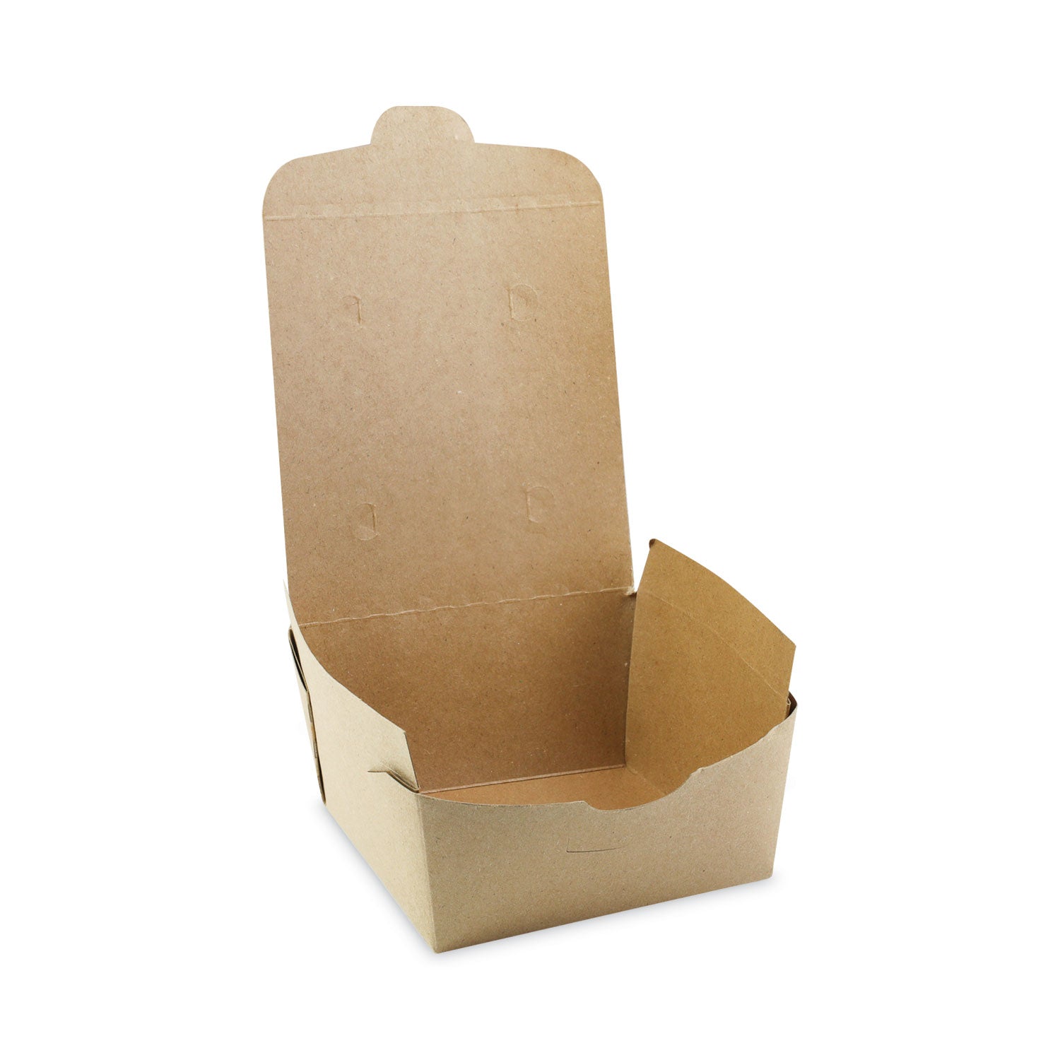 Pactiv Evergreen EarthChoice OneBox Paper Box, 37 oz, 4.5 x 4.5 x 2.5, Brown, 312/Carton