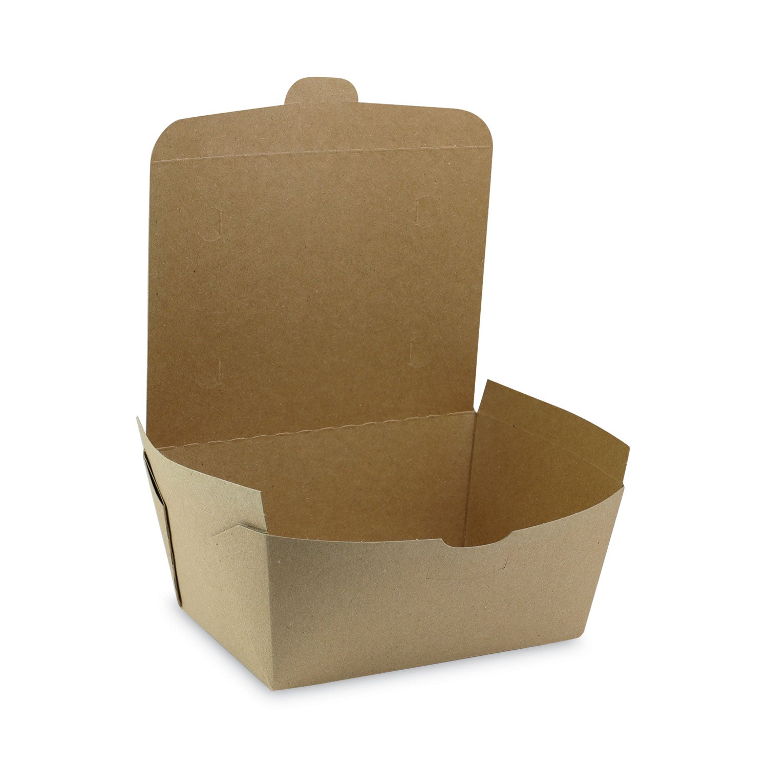 Pactiv Evergreen EarthChoice OneBox Paper Box, 66 oz, 6.5 x 4.5 x 3.25, Brown, 160/Carton