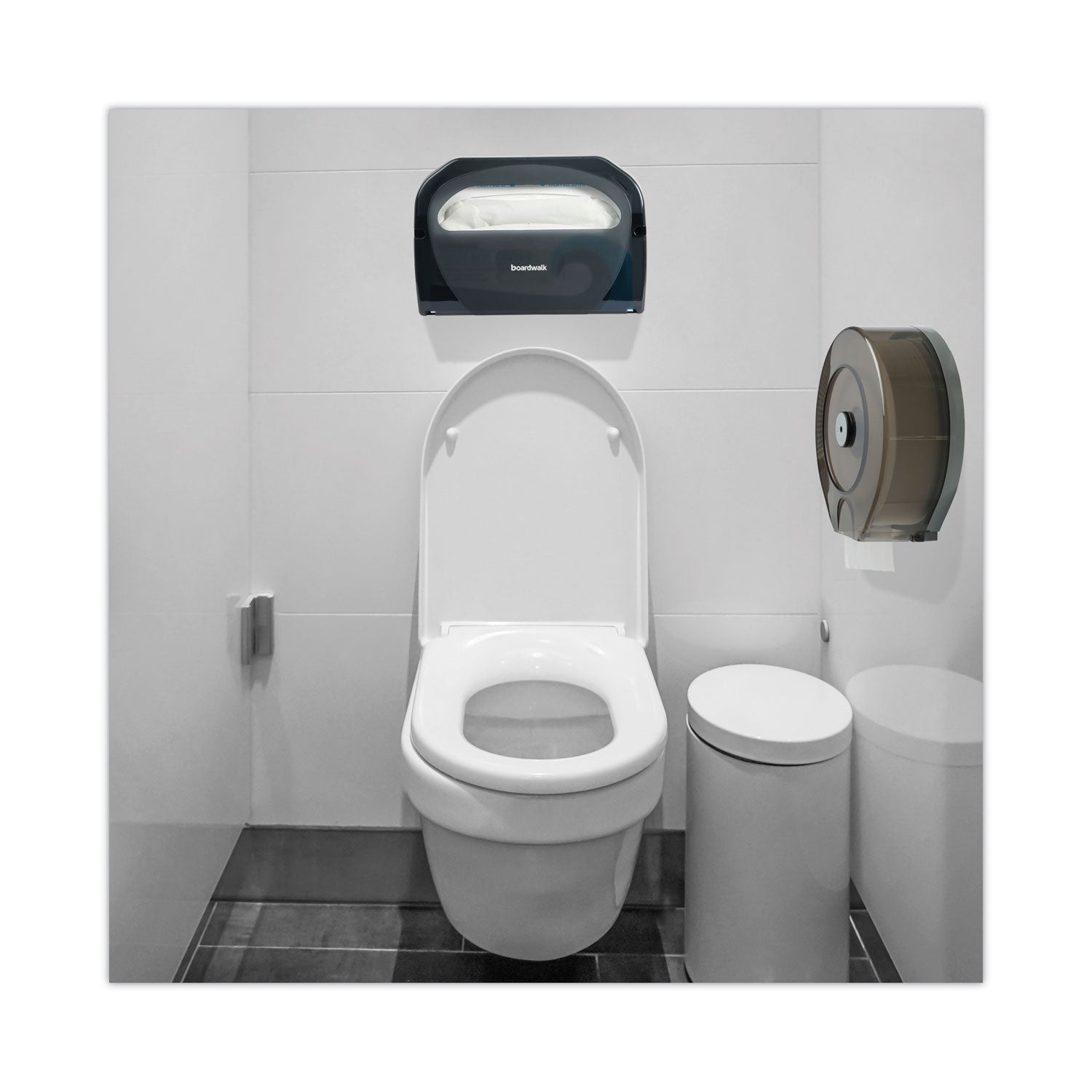 Boardwalk® Premium Half-Fold Toilet Seat Covers, 14.17 x 16.73, White, 250 Covers/Sleeve, 4 Sleeves/Carton