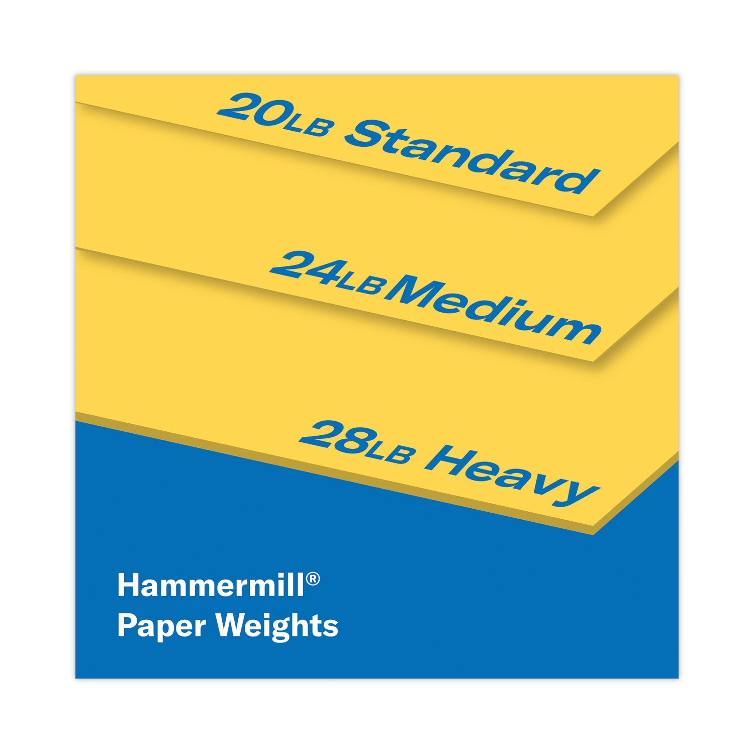 Hammermill® Colors Print Paper, 20 lb Bond Weight, 8.5 x 11, Goldenrod, 500 Sheets/Ream, 10 Reams/Carton