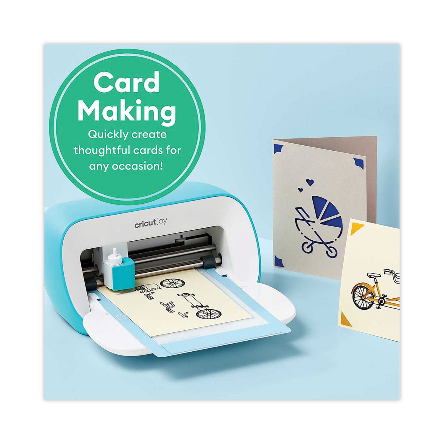 Cricut® Joy Die Cutting Machine, 4.5 x 6.5, Teal/White