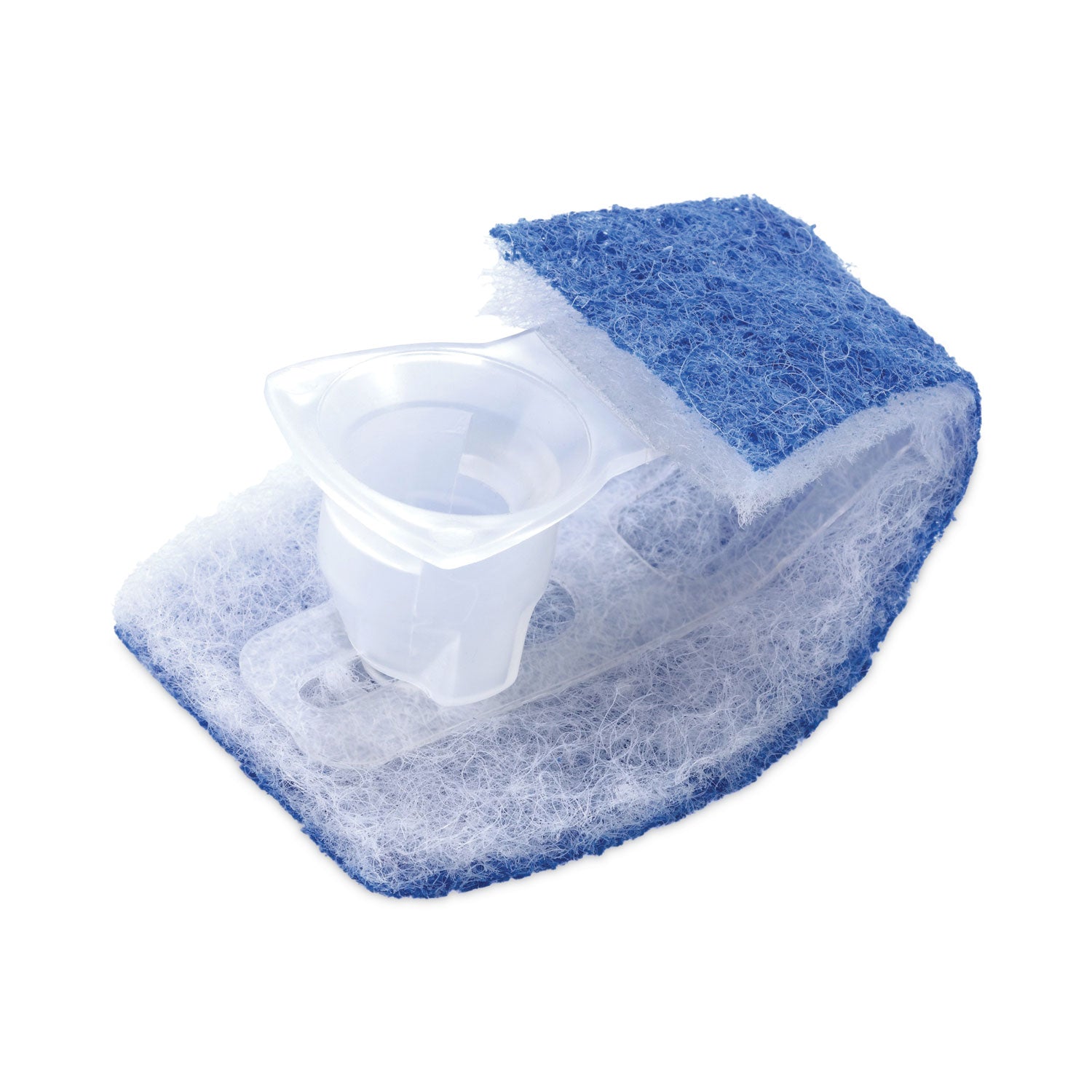 Scotch-Brite® Disposable Toilet Scrubber Refill, Blue/white, 10/pack