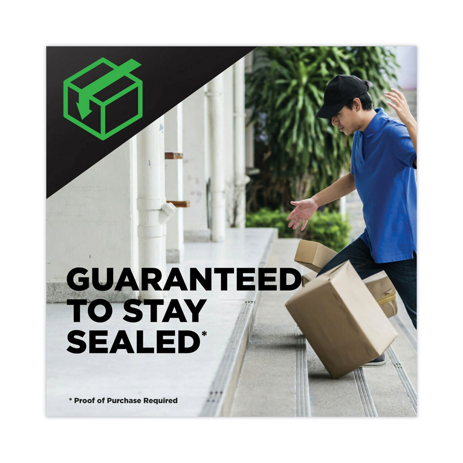 Scotch® Tough Grip Moving Packaging Tape With Dispenser, 3" Core, 1.88" X 38.2 Yds, Clear, 2/pack