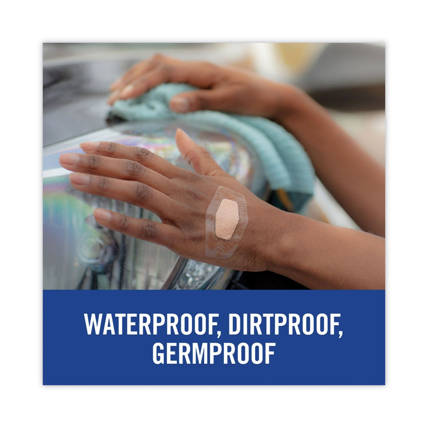 3M Nexcare™ Waterproof, Clear Bandages, Assorted Sizes, 50/box