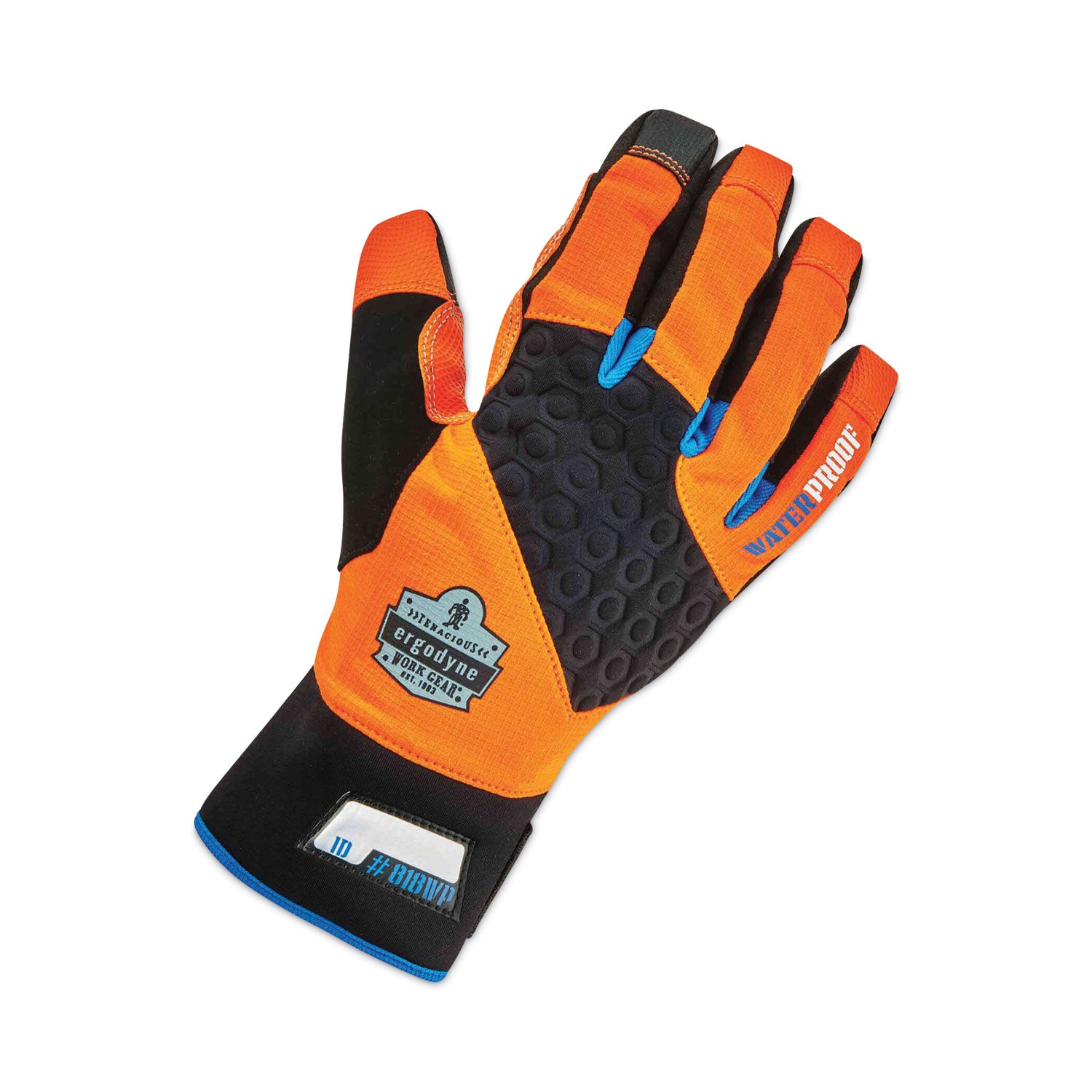 ergodyne® ProFlex 818WP Thermal WP Gloves with Tena-Grip, Orange, 2X-Large, Pair