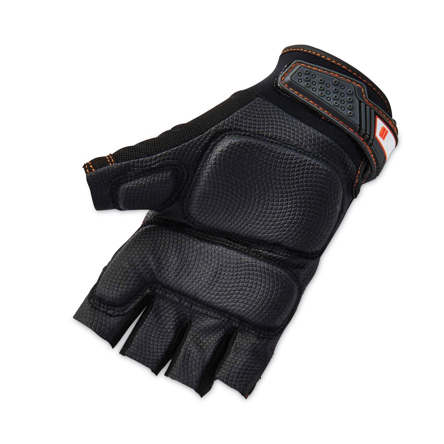 ergodyne® ProFlex 900 Half-Finger Impact Gloves, Black, Medium, Pair