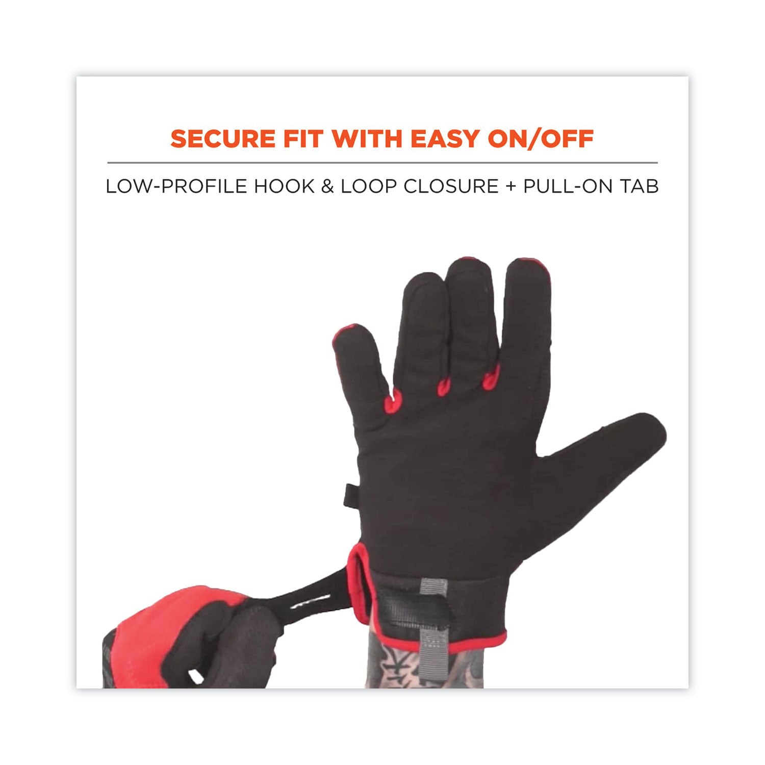 ergodyne® ProFlex 812CR6 ANSI A6 Utility and CR Gloves, Black, X-Large, Pair