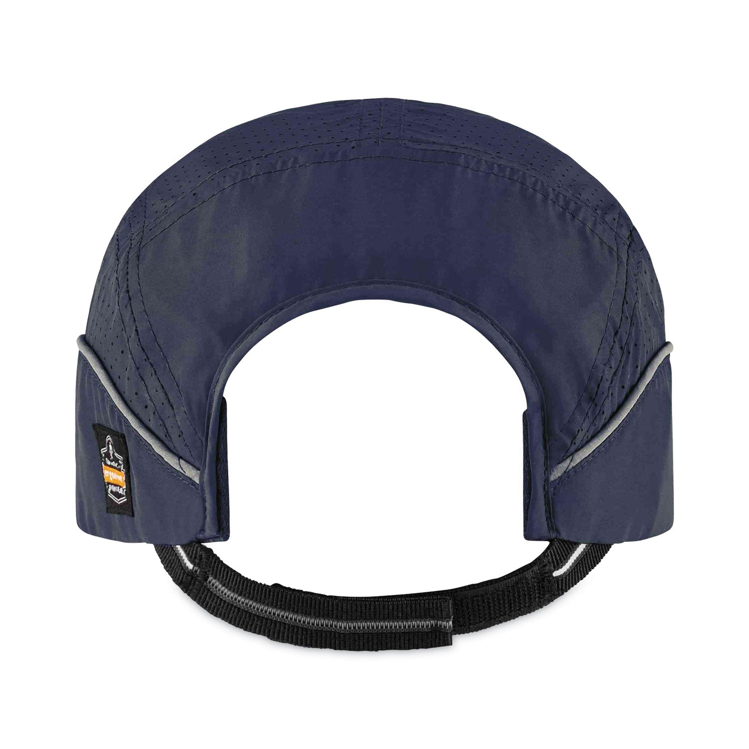 ergodyne® Skullerz 8965 Lightweight Bump Cap Hat with LED Lighting, Short Brim, Navy