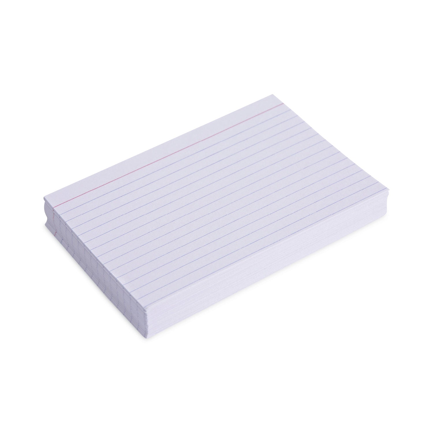 Universal® Ruled Index Cards, 4 X 6, White, 100/pack