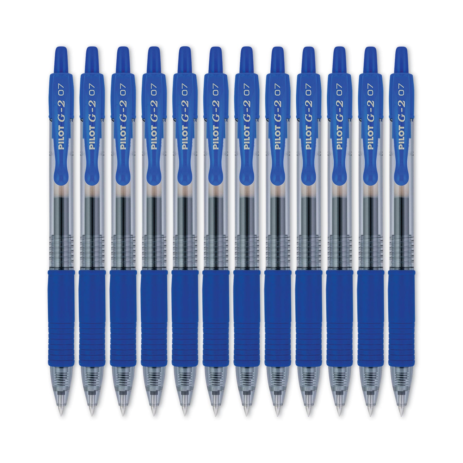 Pilot® G2 Premium Gel Pen Convenience Pack, Retractable, Fine 0.7 mm, Black Ink, Smoke/Black Barrel, 36/Pack