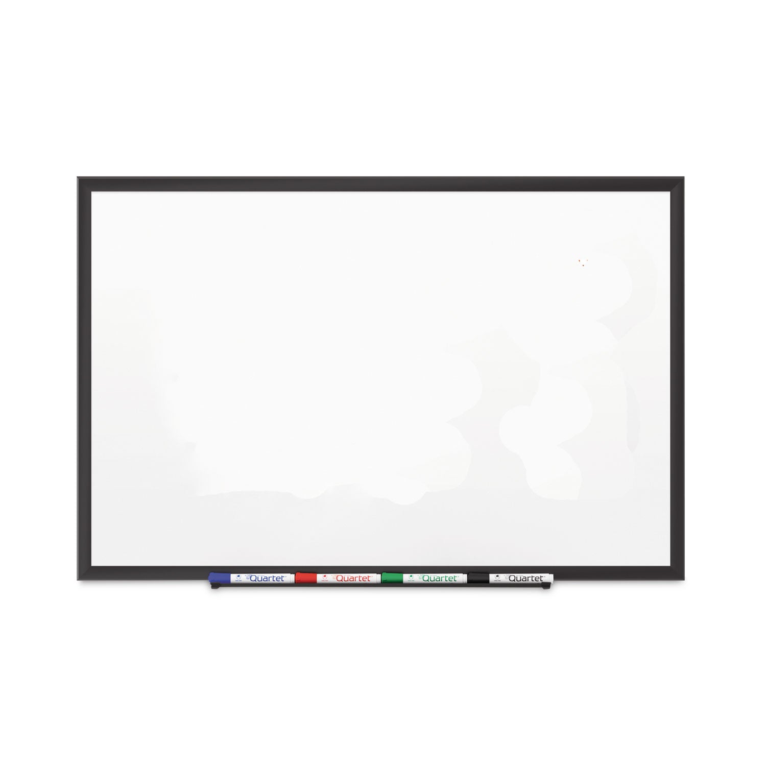 Classic Series Porcelain Magnetic Dry Erase Board, 60 x 36, White Surface, Black Aluminum Frame