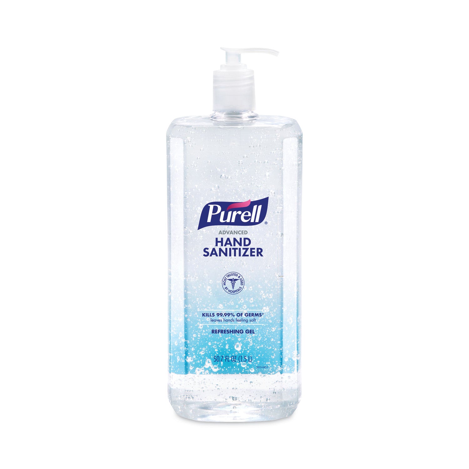 PURELL® Advanced Hand Sanitizer Refreshing Gel, 1.5 L Pump Bottle, Clean Scent, 4/Carton