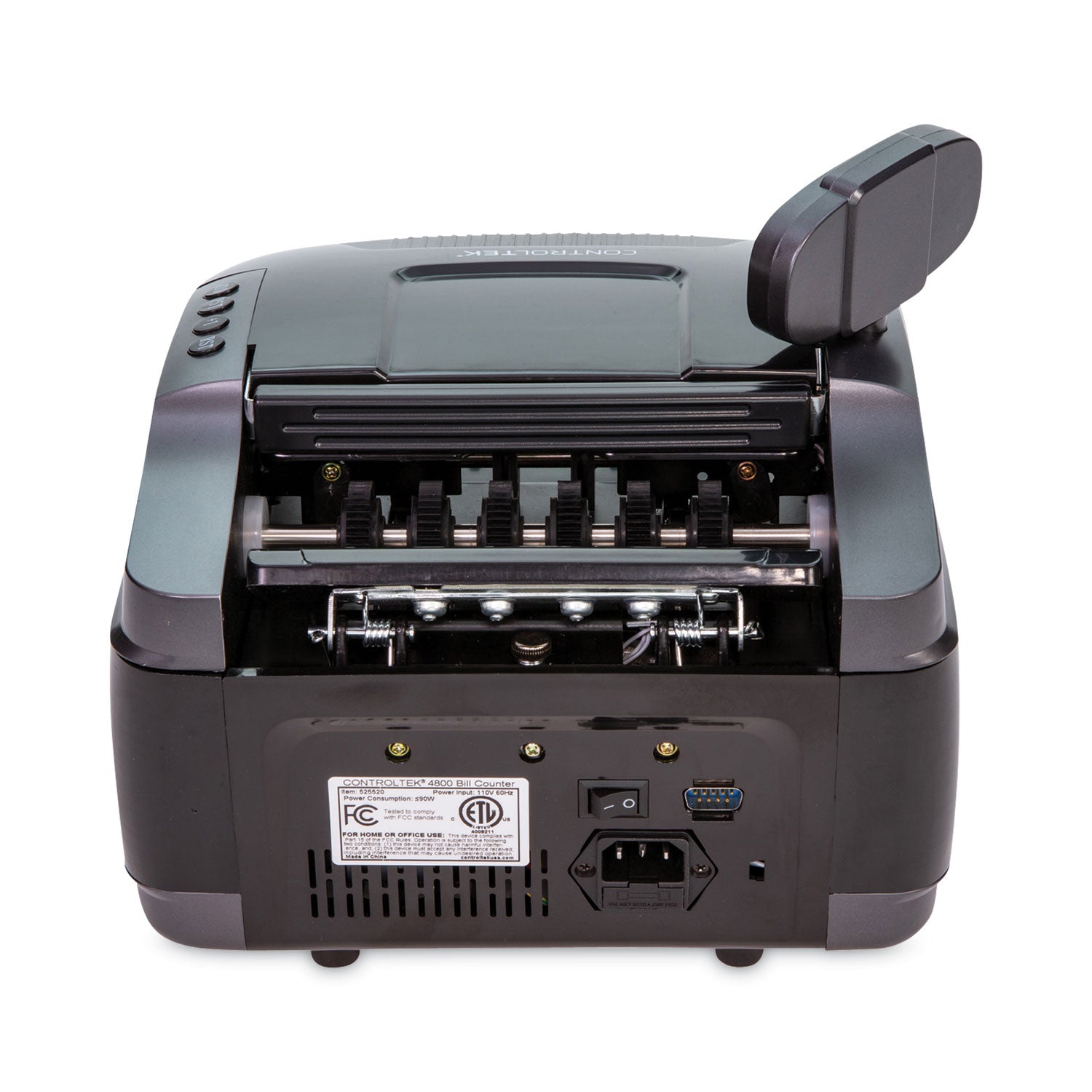 CONTROLTEK® Bill Counter, 1,080 Bills/min, 11 x 10 x 6.8, Gray