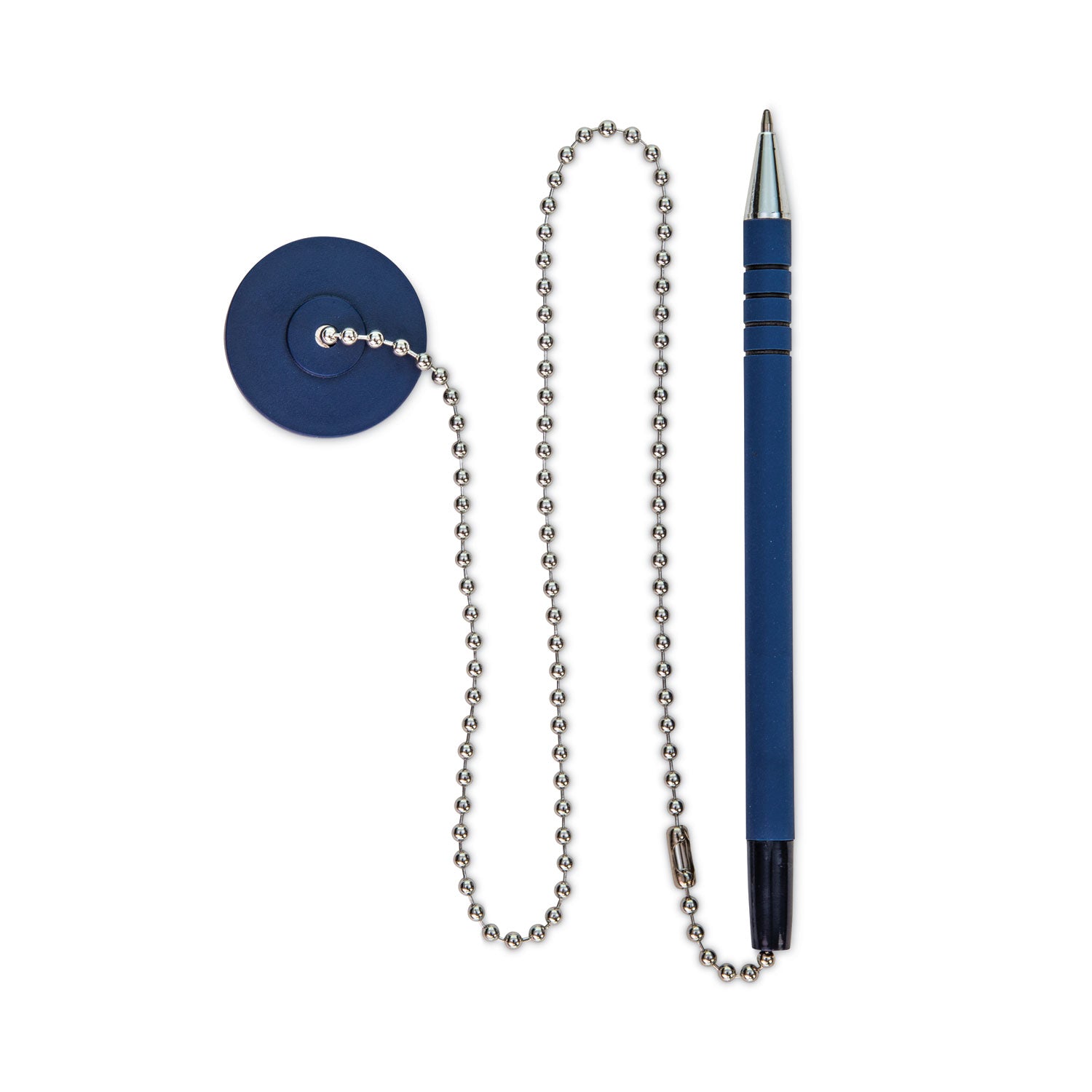 CONTROLTEK® Antimicrobial Ballpoint Counter Pen, Medium 1 mm, Blue Ink, Blue Barrel