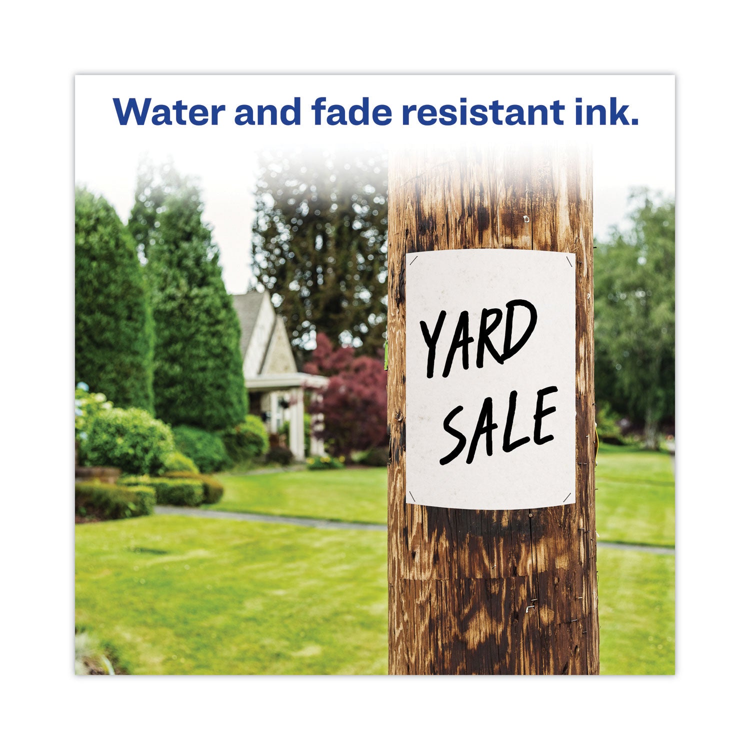 Avery® Marks A Lot Large Desk-Style Permanent Marker Value Pack, Broad Chisel Tip, Black, 36/pack (98206)