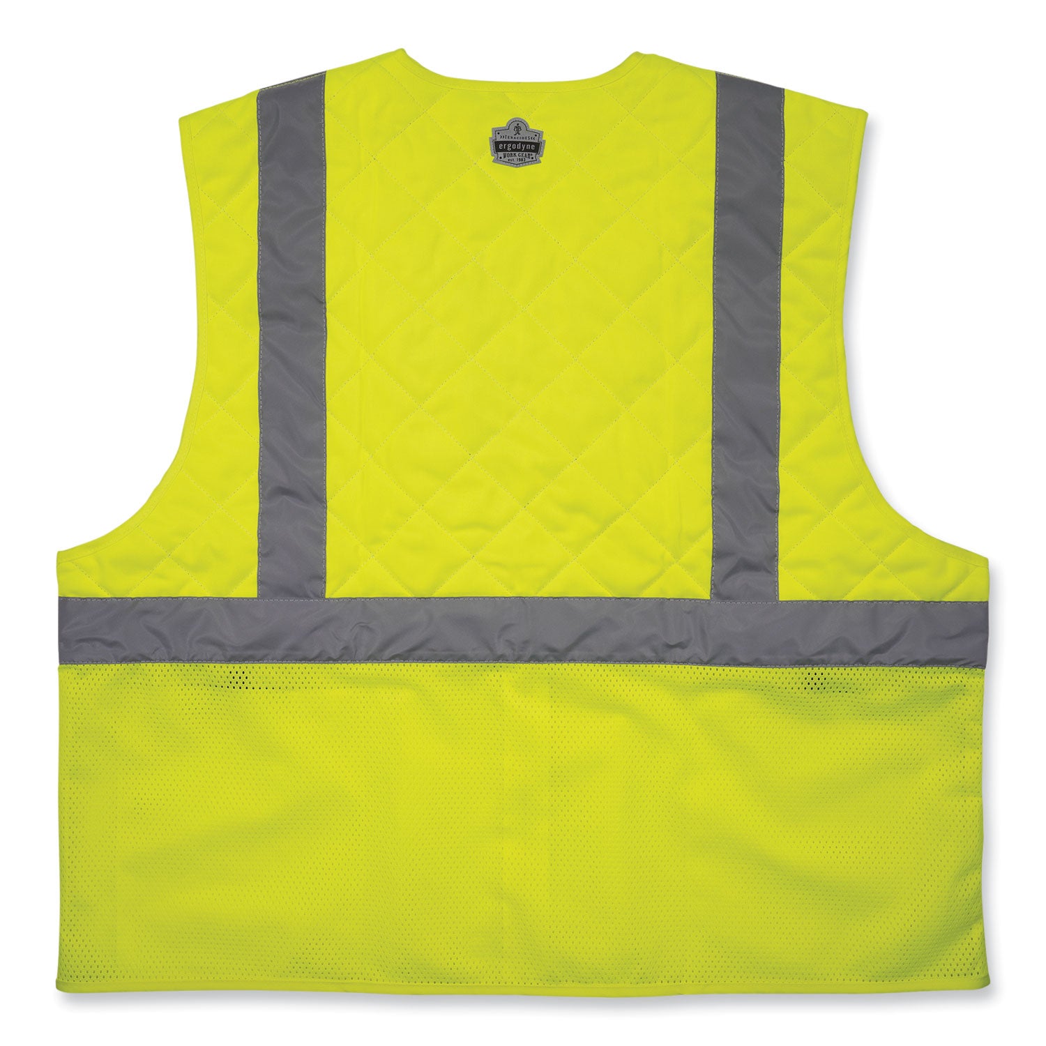 ergodyne® Chill-Its 6668 Class 2 Hi-Vis Safety Cooling Vest, Polymer, X-Large, Lime