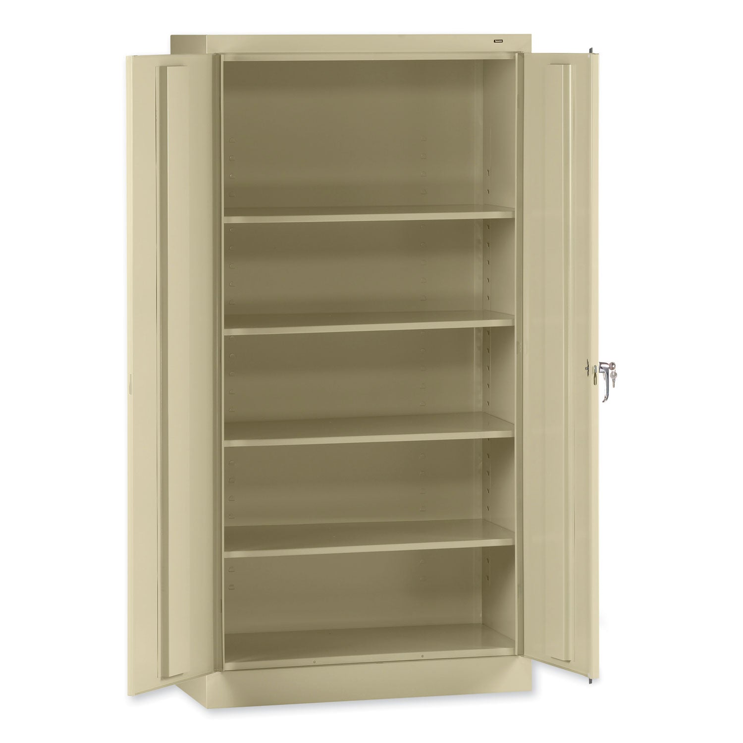 Tennsco 72" High Standard Cabinet (Unassembled), 36w x 18d x 72h, Putty