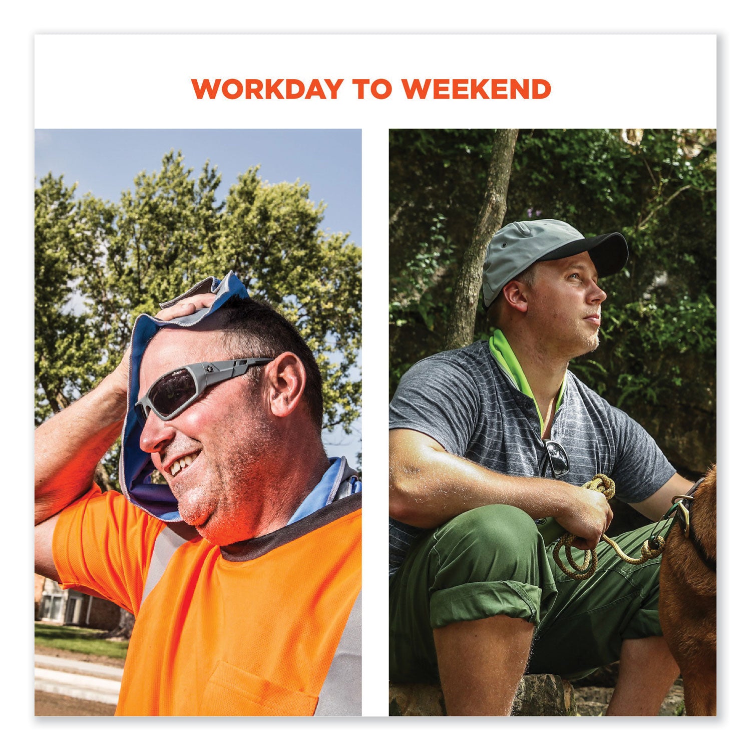 ergodyne® Chill-Its 6602MF Evaporative Microfiber Cooling Towel, 40.9 x 9.8, One Size Fits Most, Microfiber, Black