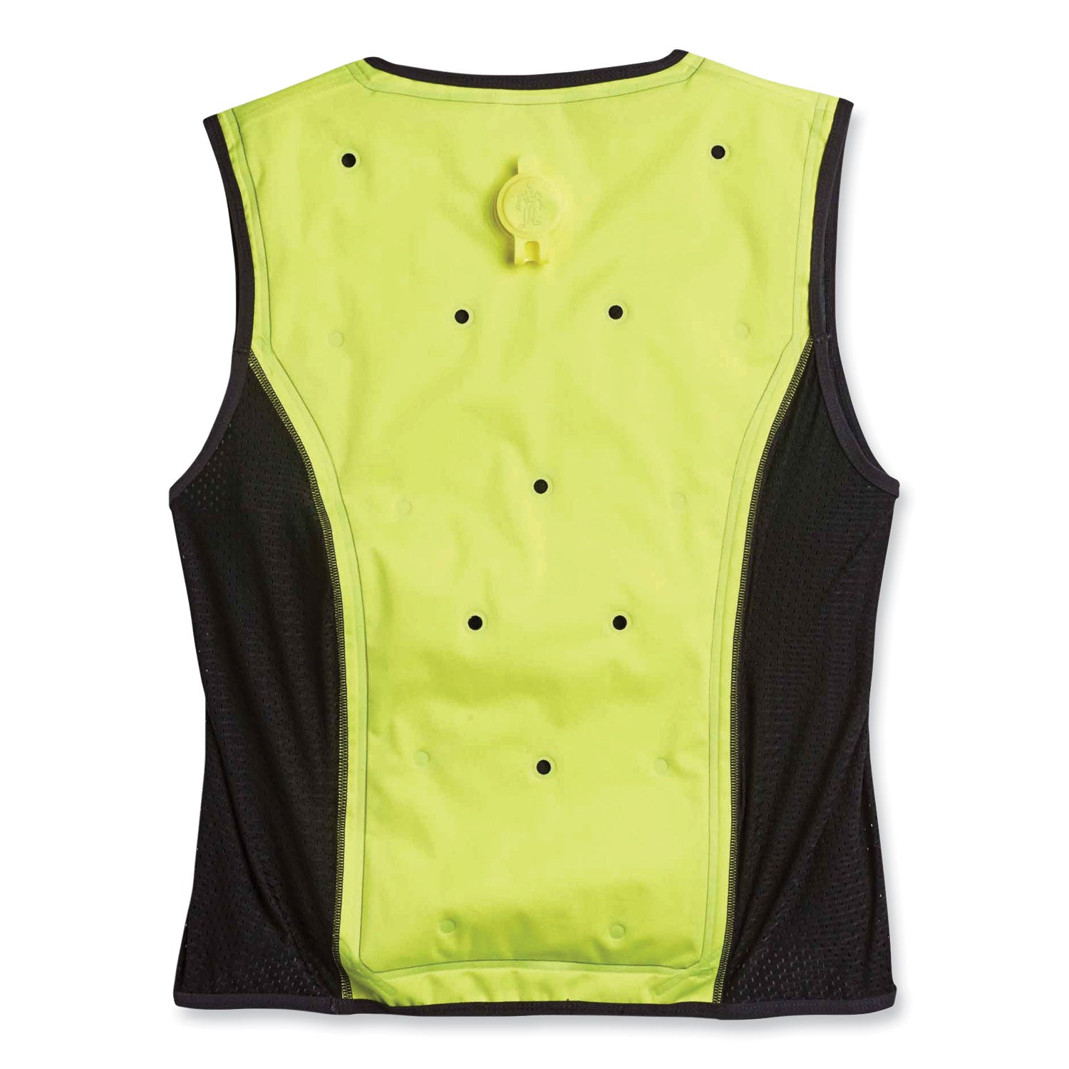 ergodyne® Chill-Its 6685 Premium Dry Evaporative Cooling Vest with Zipper, Nylon, Large, Lime