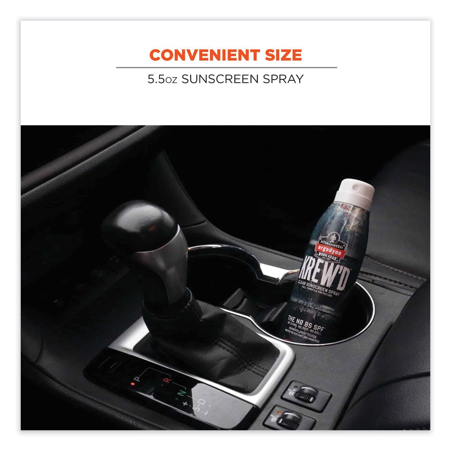 ergodyne® Krewd 6353 SPF 50 Sunscreen Spray, 5.5 oz Can