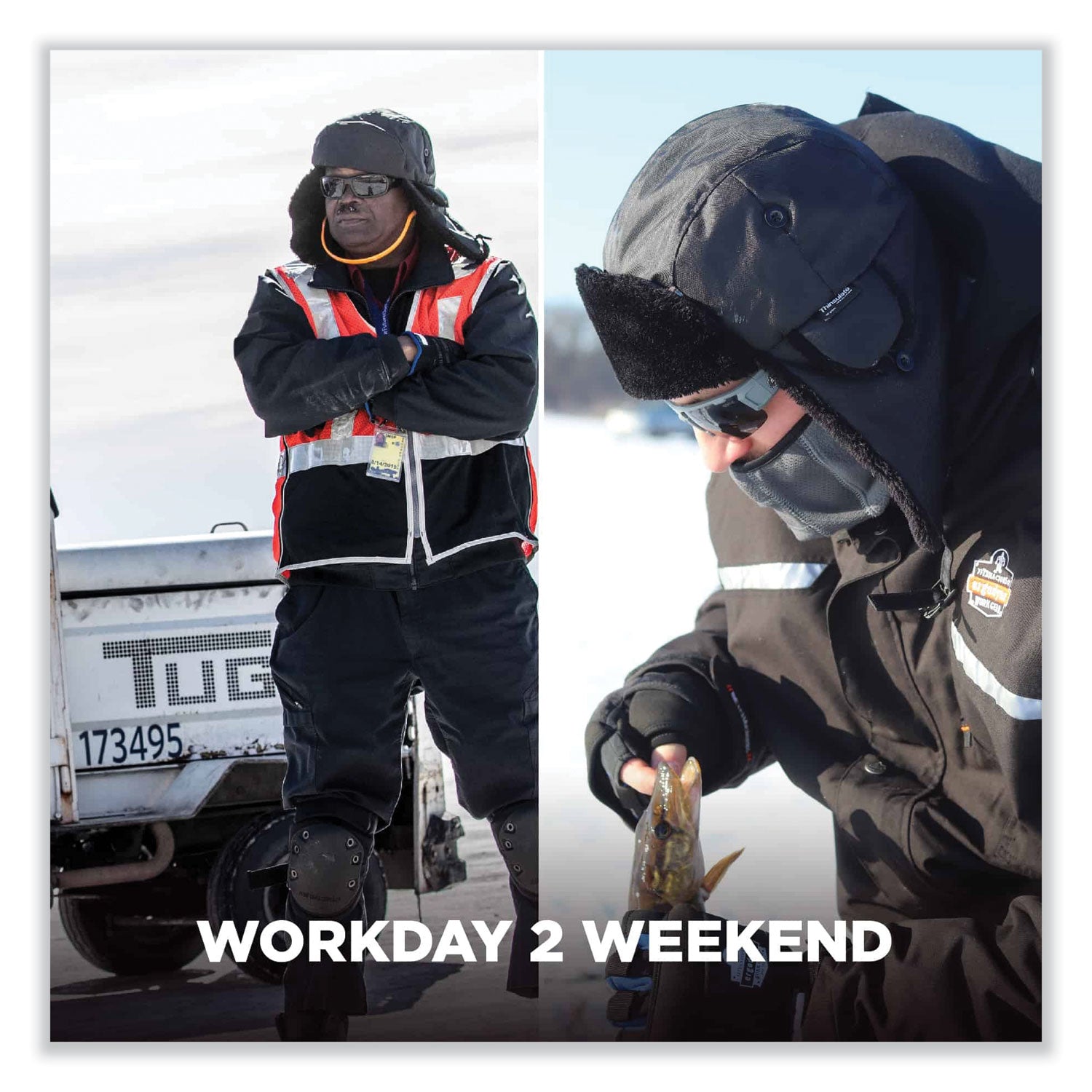 ergodyne® N-Ferno 6802 Classic Trapper Hat, Large/X-Large, Black