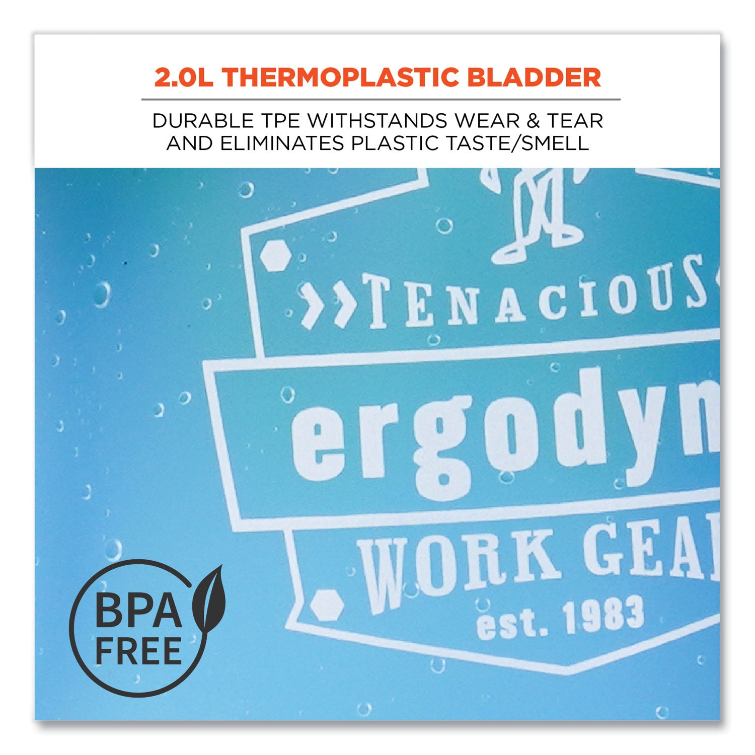 ergodyne® Chill-Its 5050B Bladder Replacement, 2 L, Blue