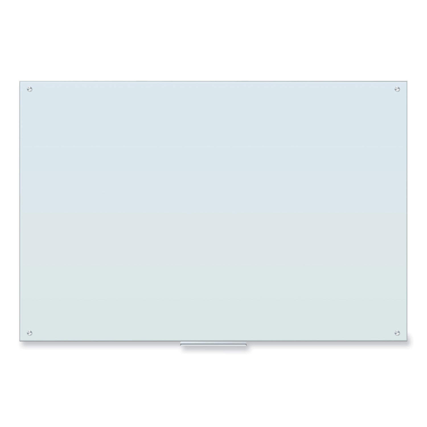 Glass Dry Erase Board, 70 x 47, White Surface