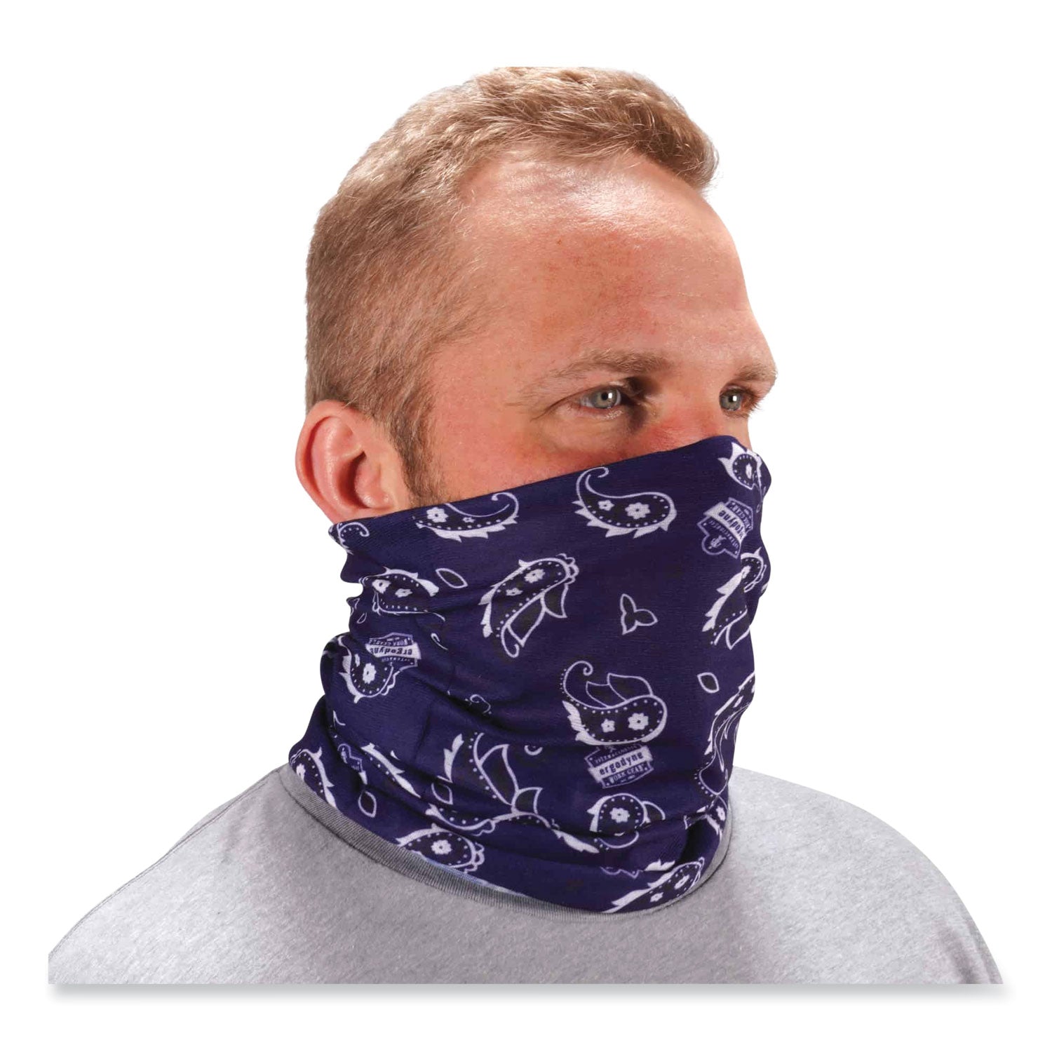 ergodyne® Chill-Its 6485 Multi-Band, Polyester, One Size Fits Most, Navy Western