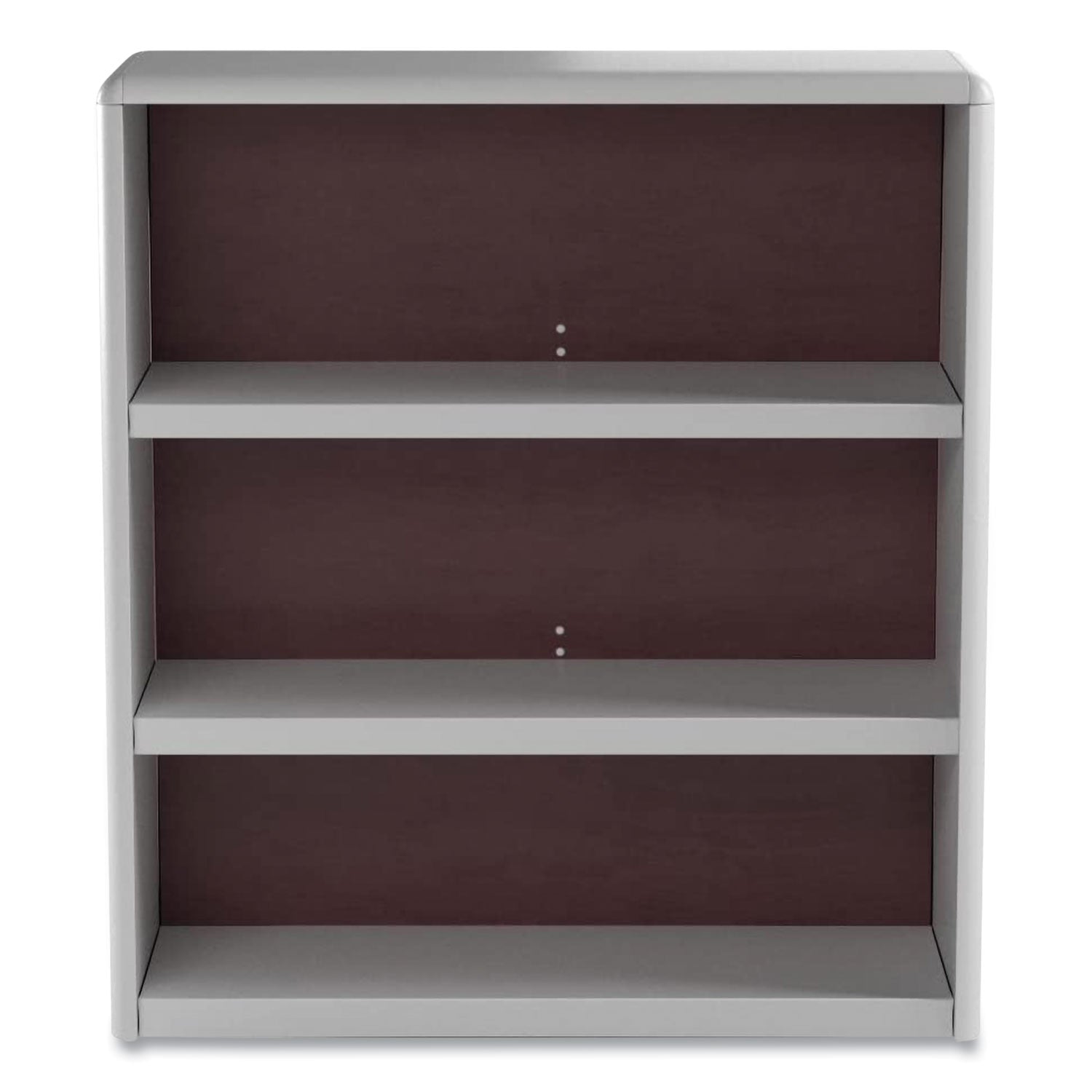 Safco® ValueMate Economy Bookcase, Three-Shelf, 31.75w x 13.5d x 41h, Gray
