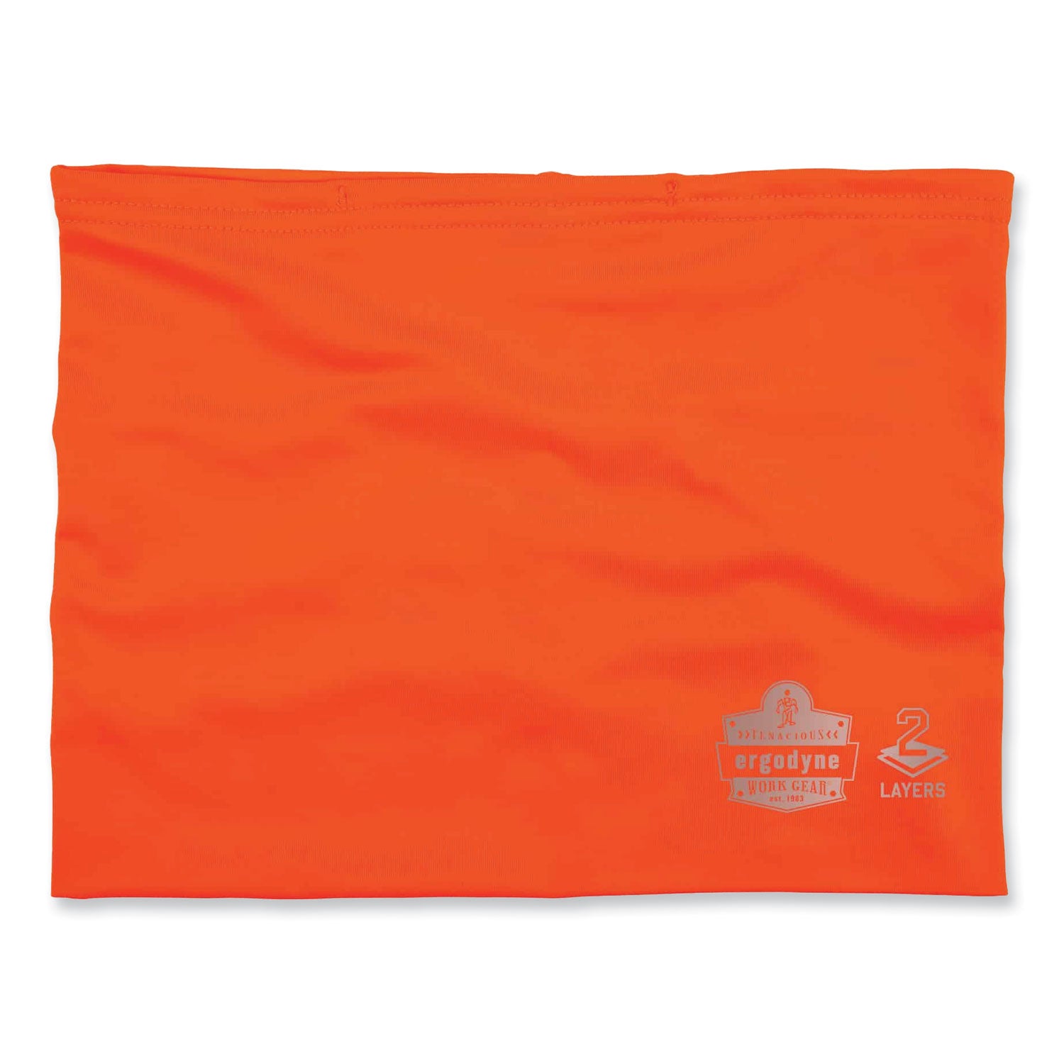 Chill-Its 6489 2-Layer Cooling Performance Knit Multi-Band, Polyester/Spandex, Large/X-Large, Hi-Vis Orange