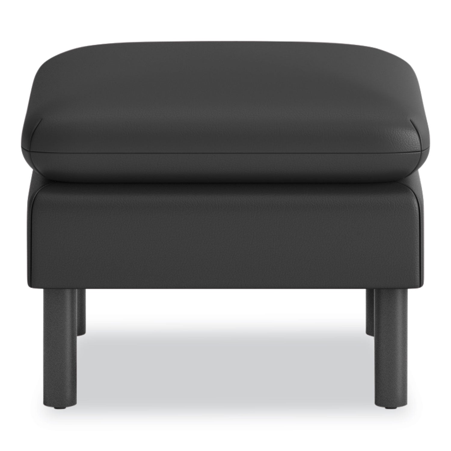 HON® Parkwyn Series Ottoman, 23" x 23" x 17.5", Black