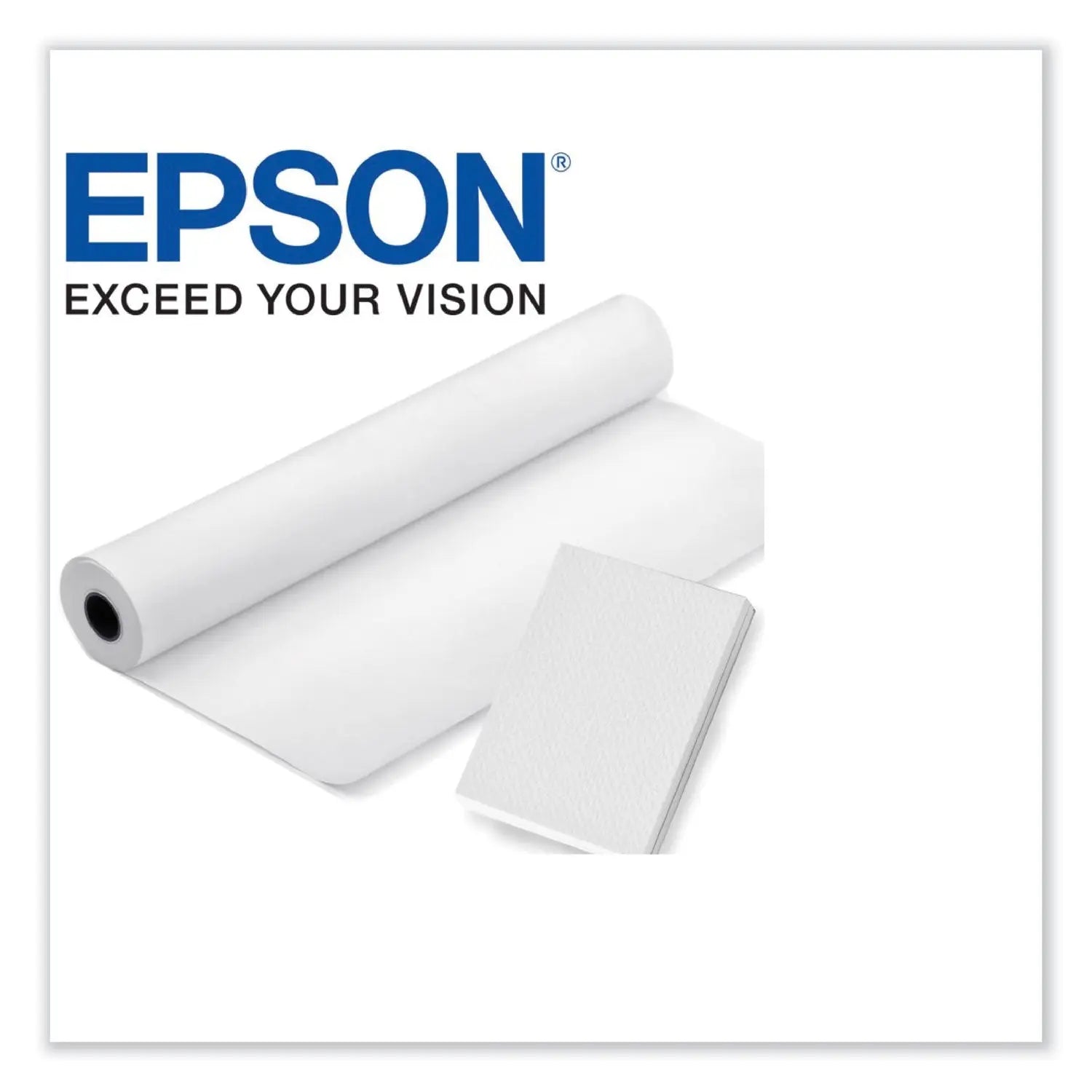 DS Transfer Production Paper Roll, 4.5 mil, 24" x 350 ft, Matte White Epson® Flipcost
