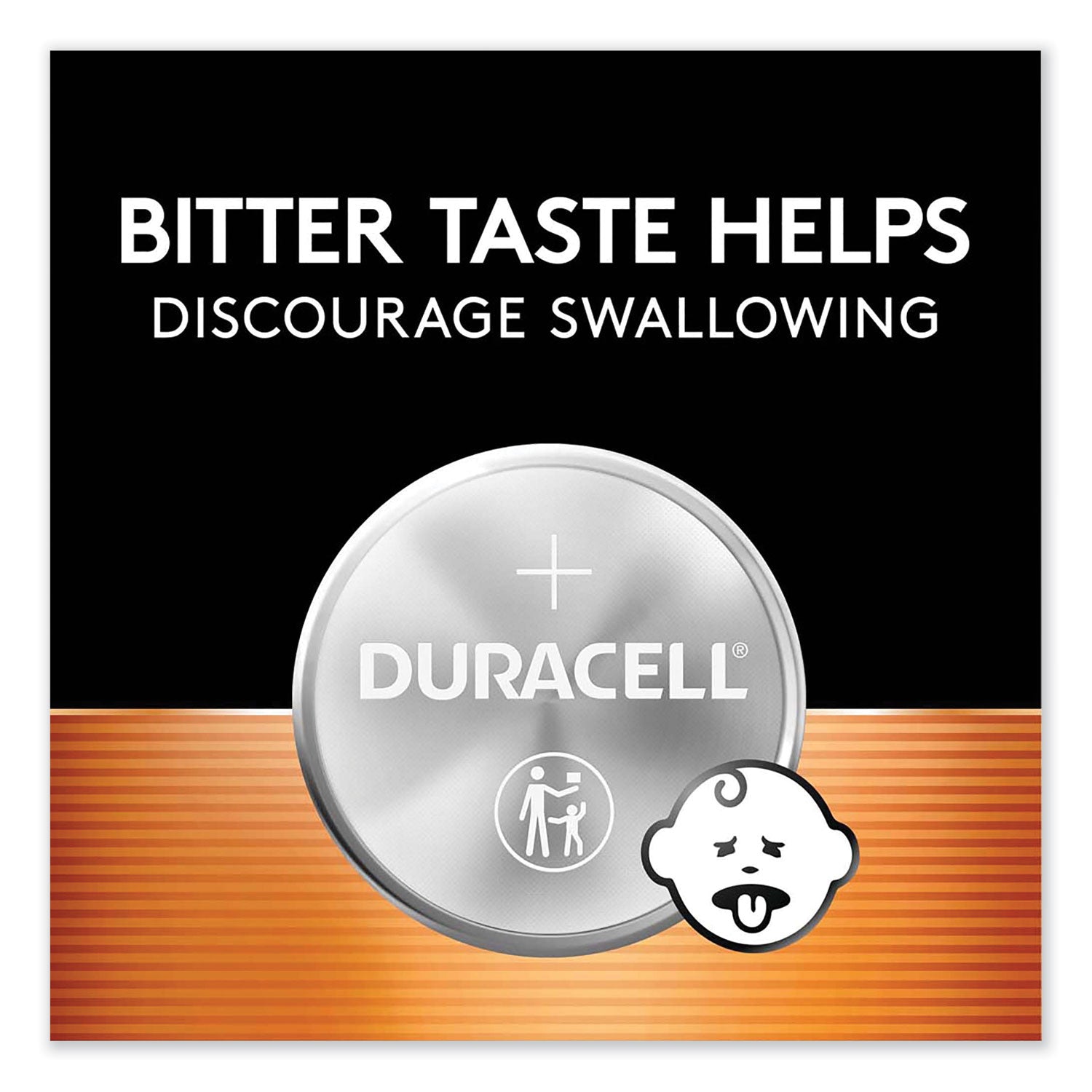 Duracell® Lithium Coin Batteries With Bitterant, 2016, 2/Pack