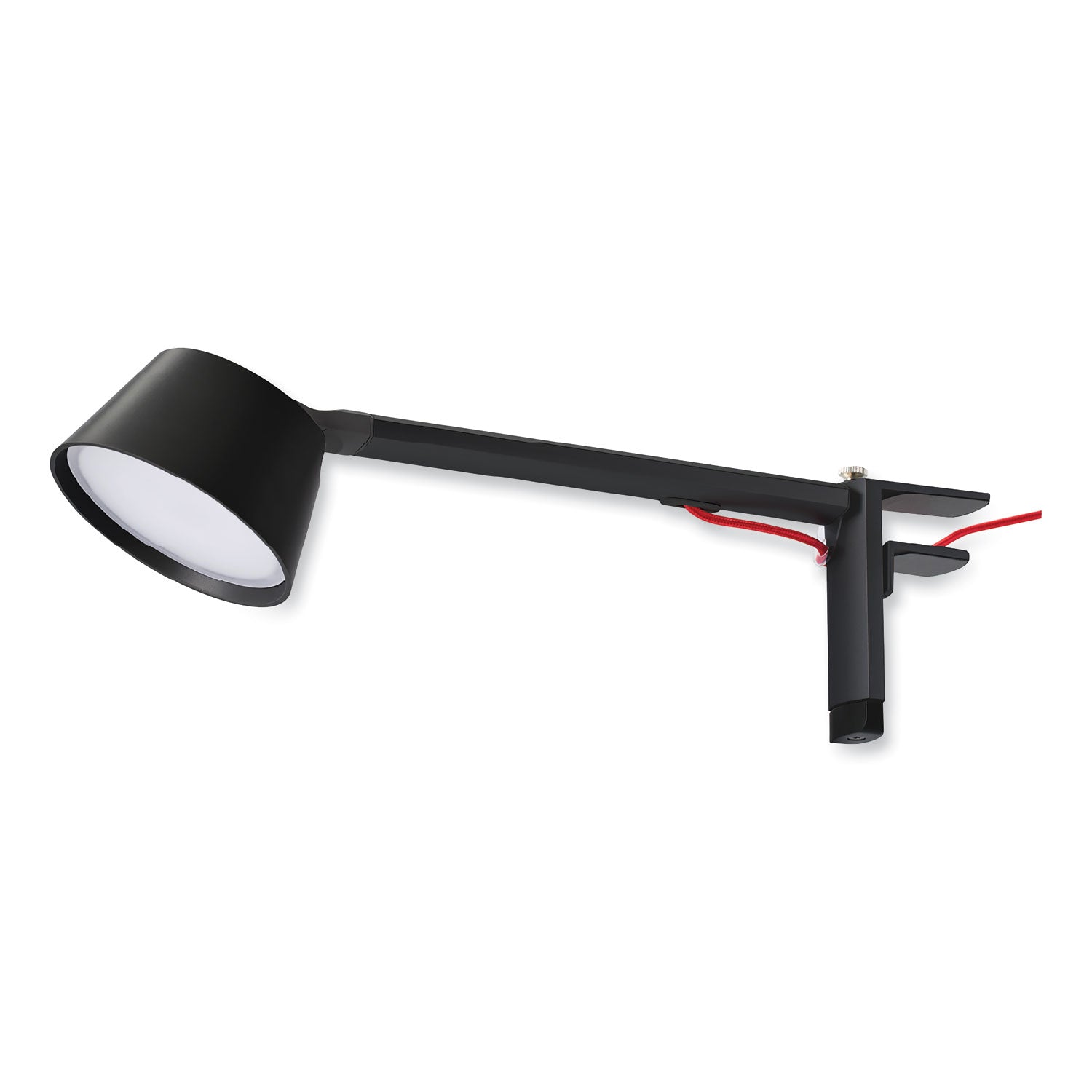 BLACK+DECKER PureOptics Verve Designer Series LED Desk Lamp with Clamp Base, 13.58" High, Black