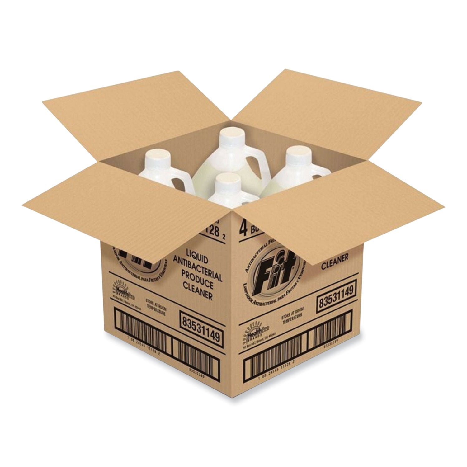 Fit® Produce Wash, Citrus Scent, 1 gal Bottle, 4/Carton