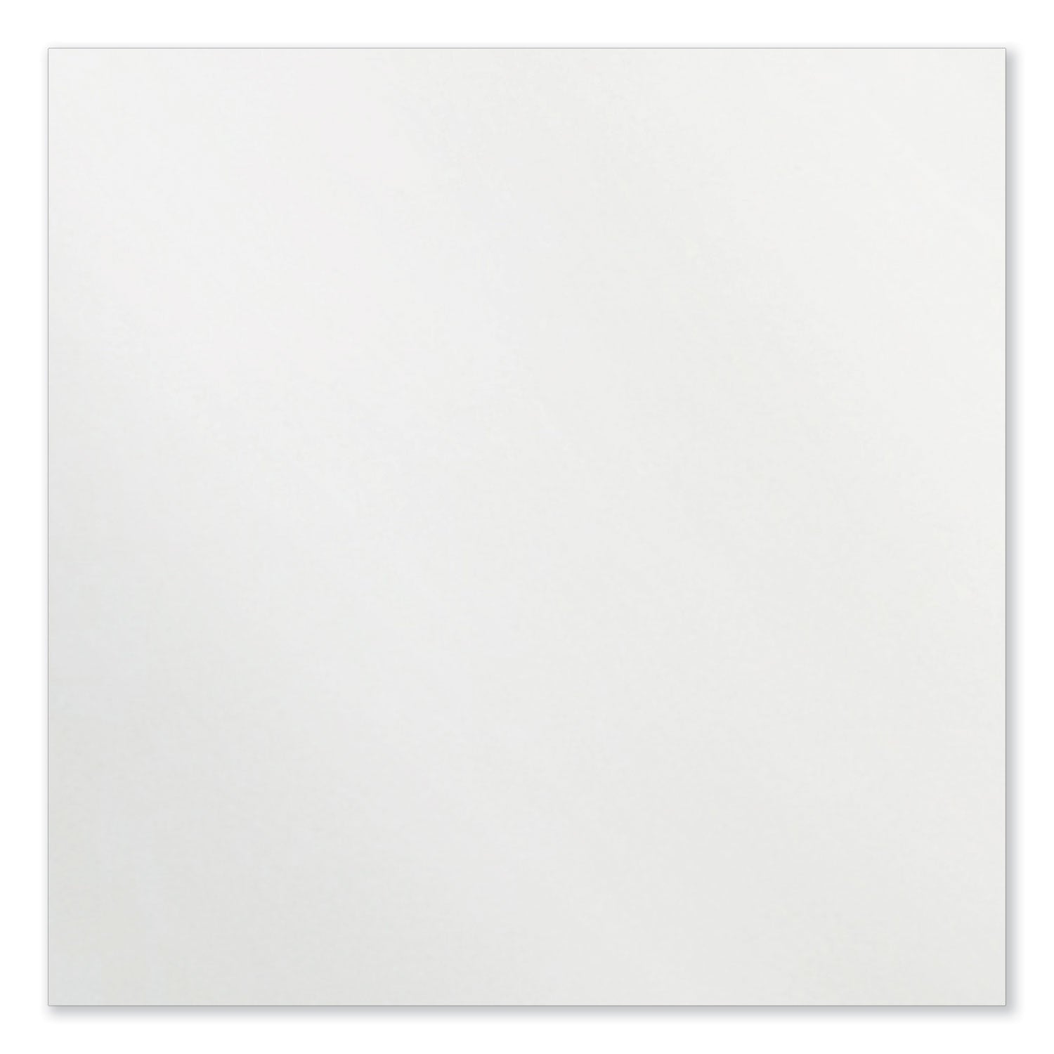 Ghent Coda Low Profile Circular Non-Magnetic Glassboard, 24" x 24", White Surface