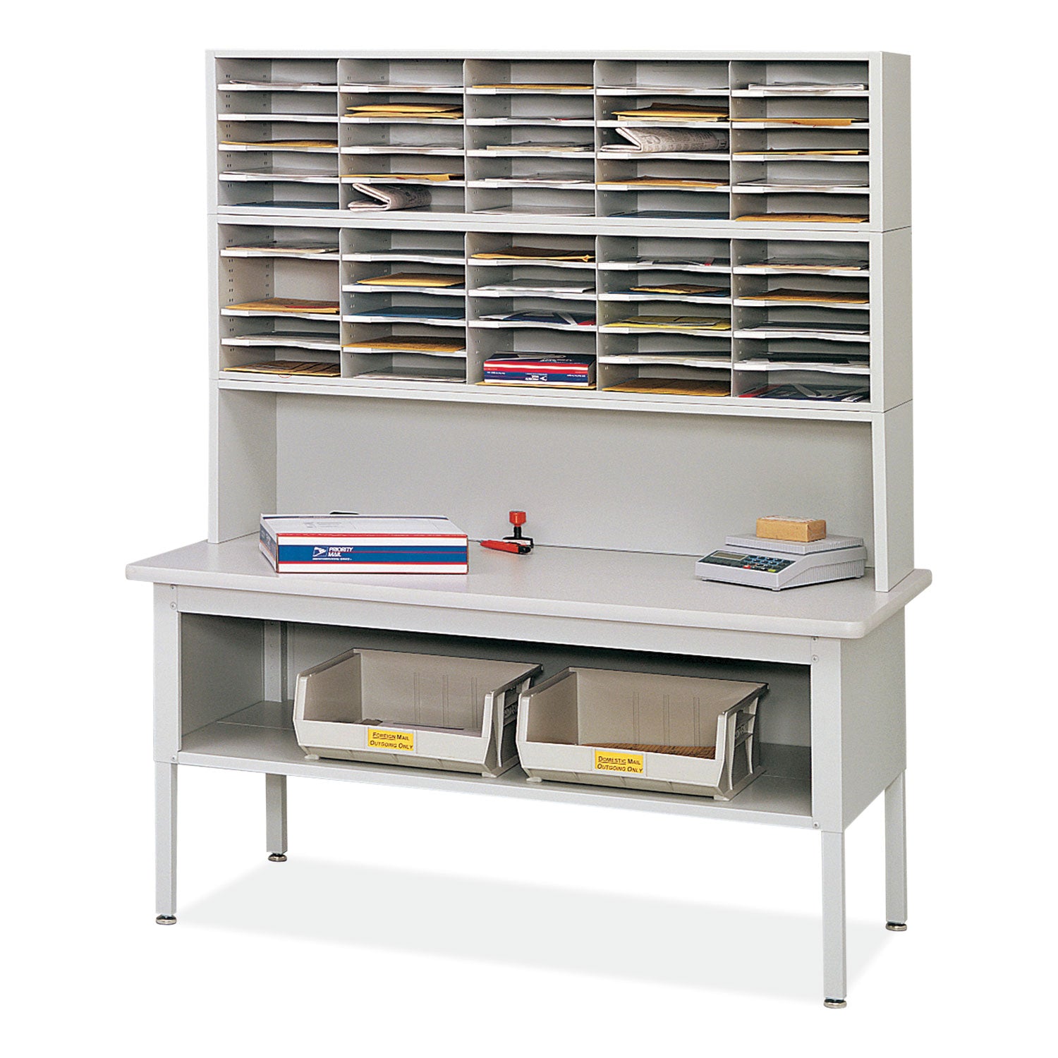 Safco® E-Z Sort Riser, 57.5 x 13 x 14, Black