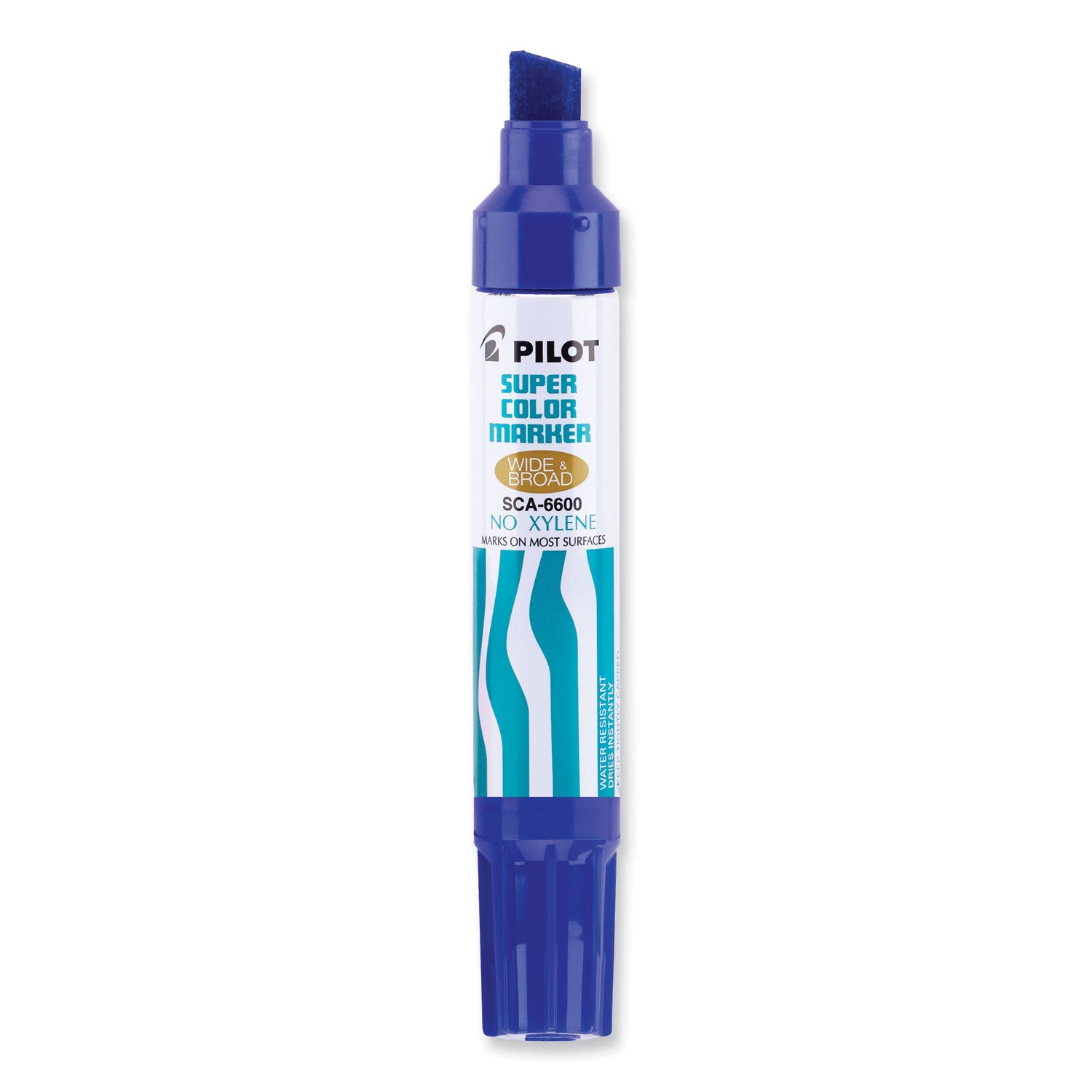 Pilot® Jumbo Refillable Permanent Marker, Broad Chisel Tip, Blue