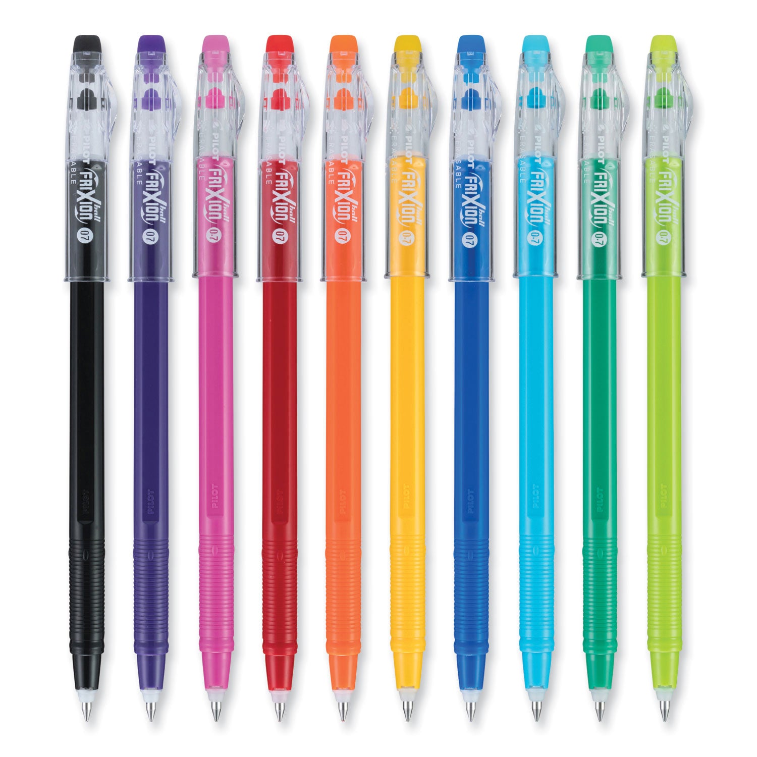 Pilot® Frixion Colorsticks Erasable Gel Pen, Stick, Fine 0.7 Mm, Assorted Ink And Barrel Colors, 10/pack